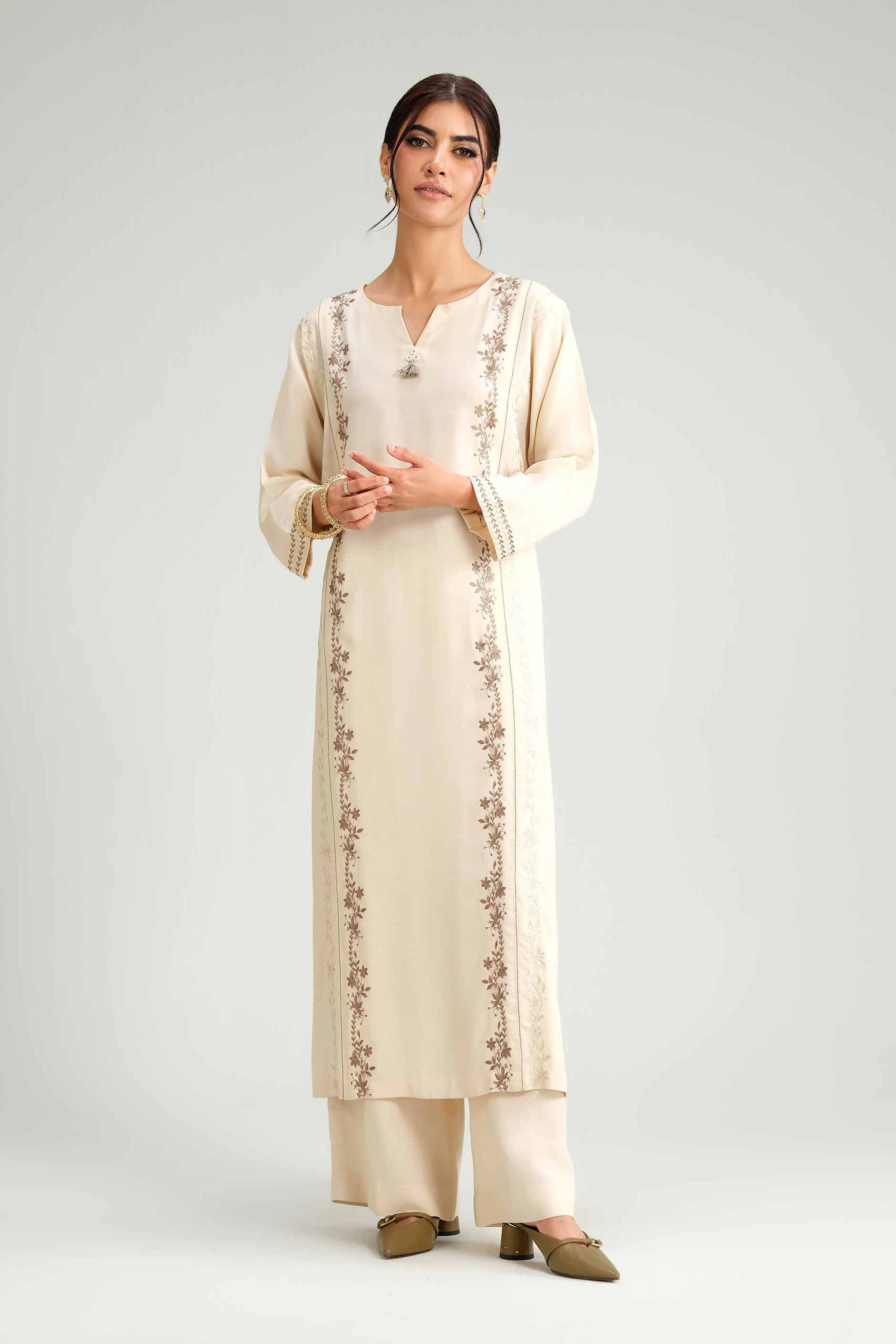 2 Piece - Embroidered Suit - KFW25-224