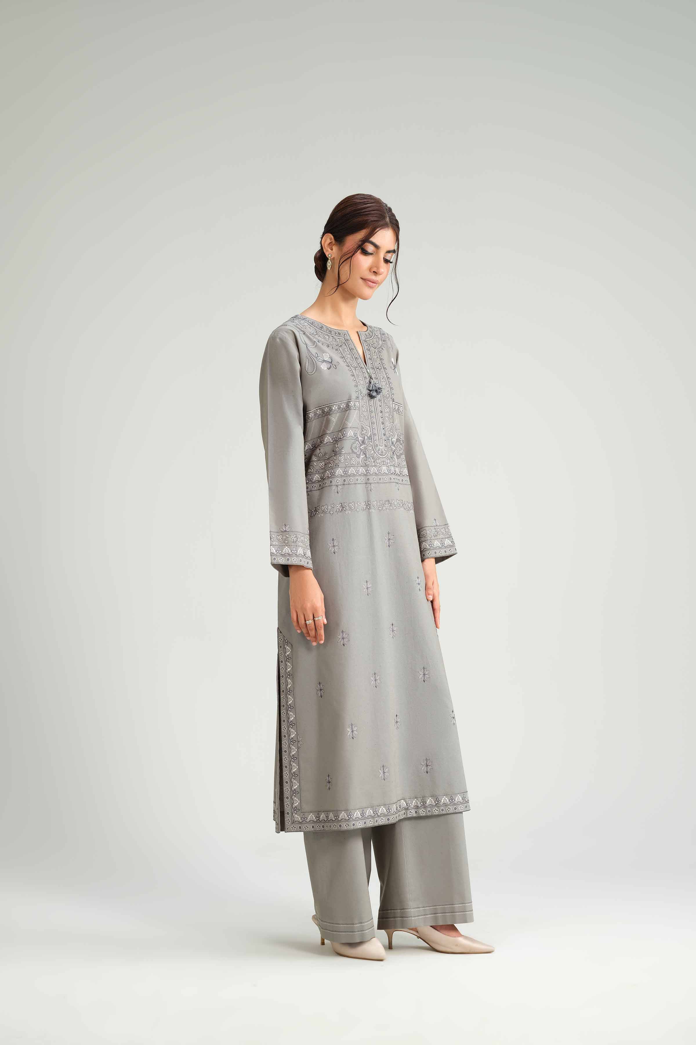 2 Piece - Embroidered Suit - KFW25-225 - Image 6