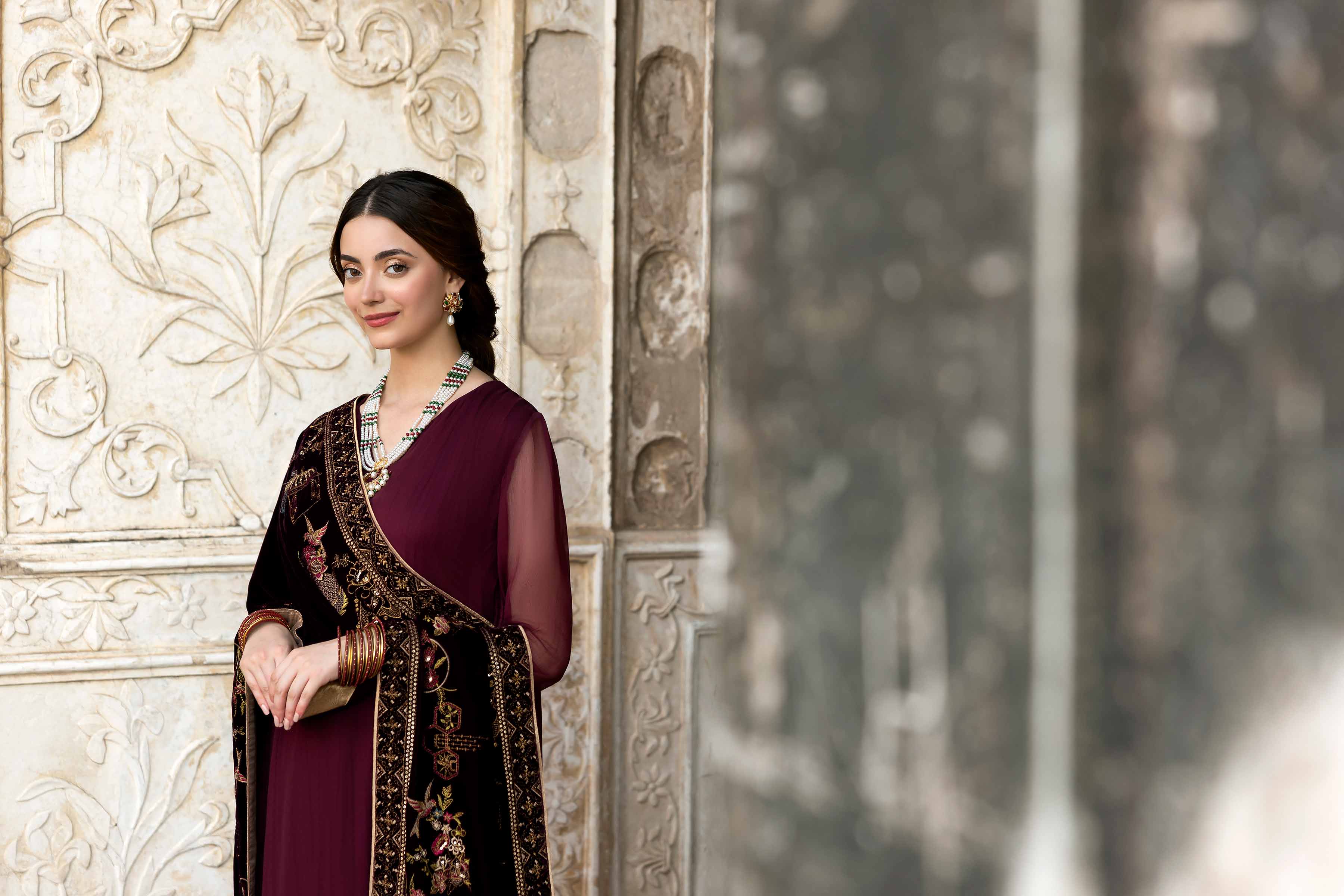 Embroidered Shawl - KFW25-50 - Image 10