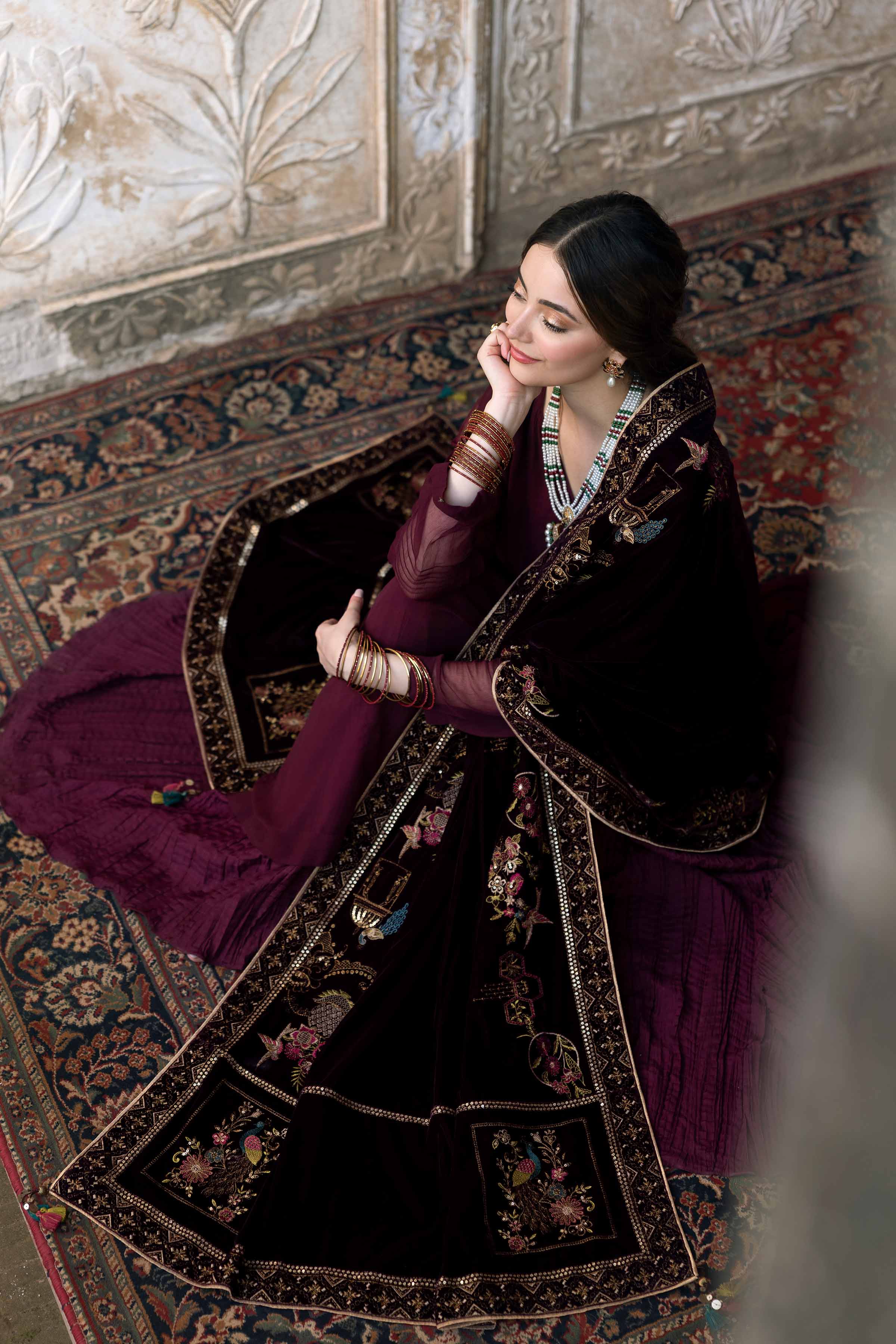 Embroidered Shawl - KFW25-50 - Image 6
