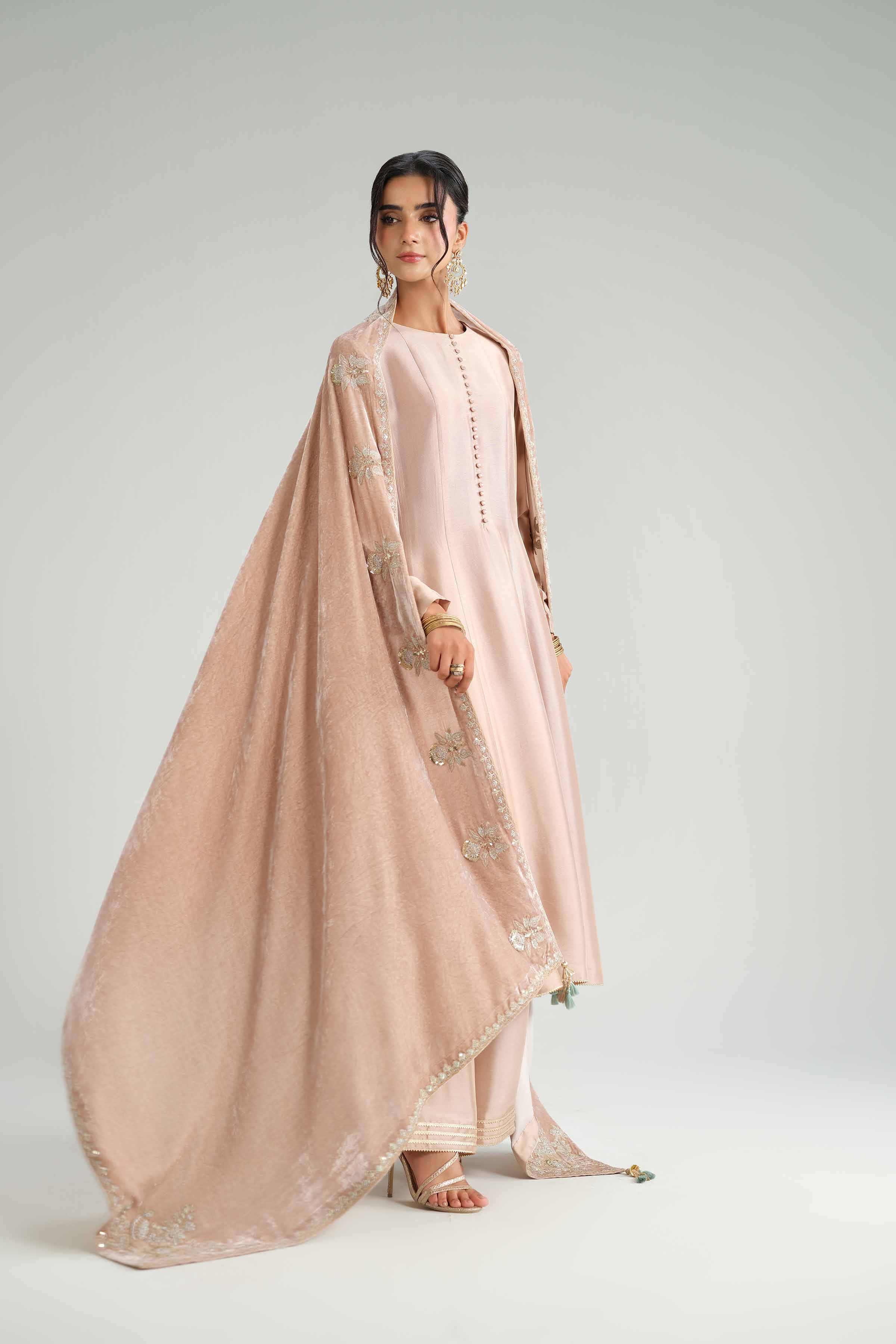 Embroidered Shawl- KFW25-54 - Image 4