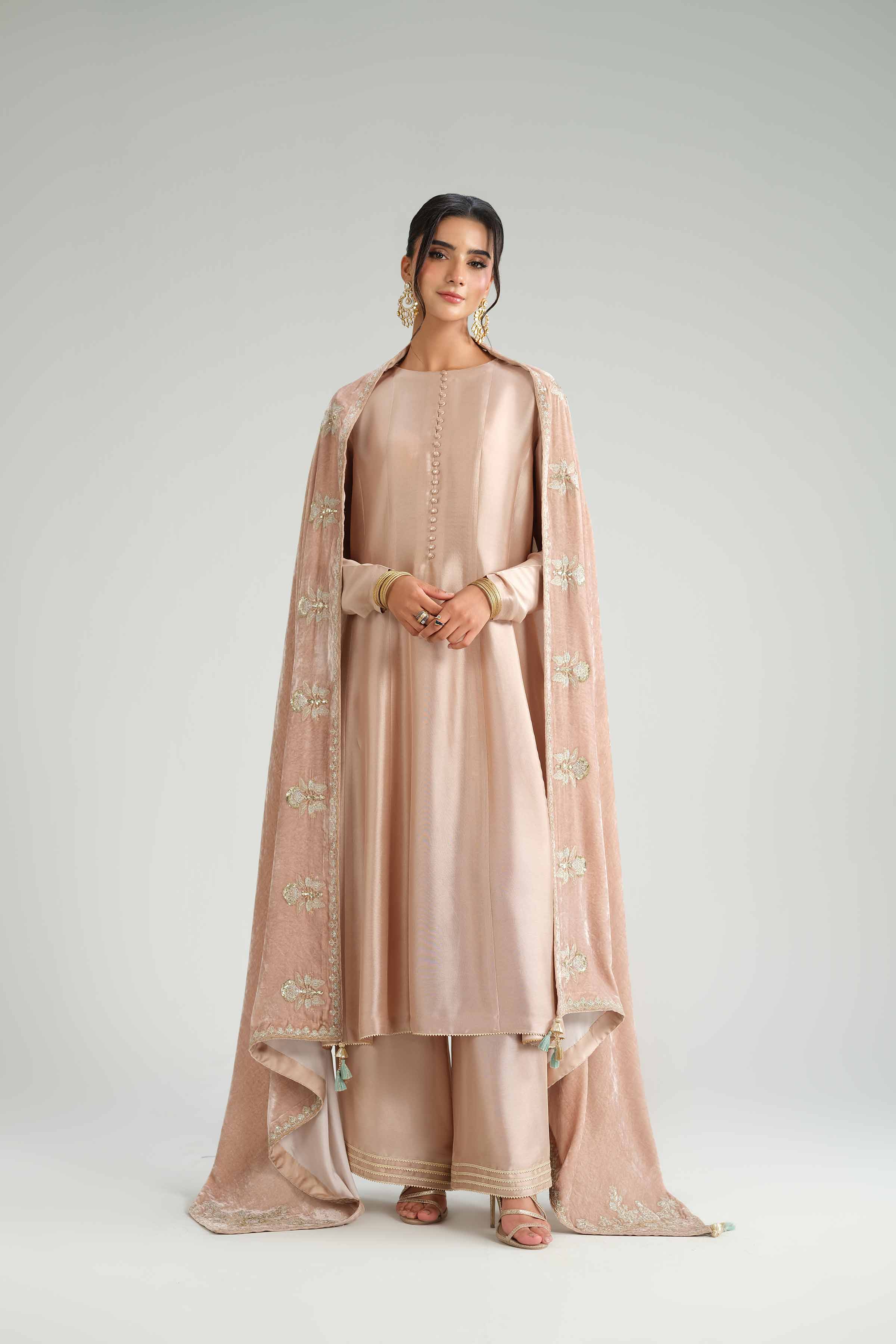 Embroidered Shawl- KFW25-54 - Image 5