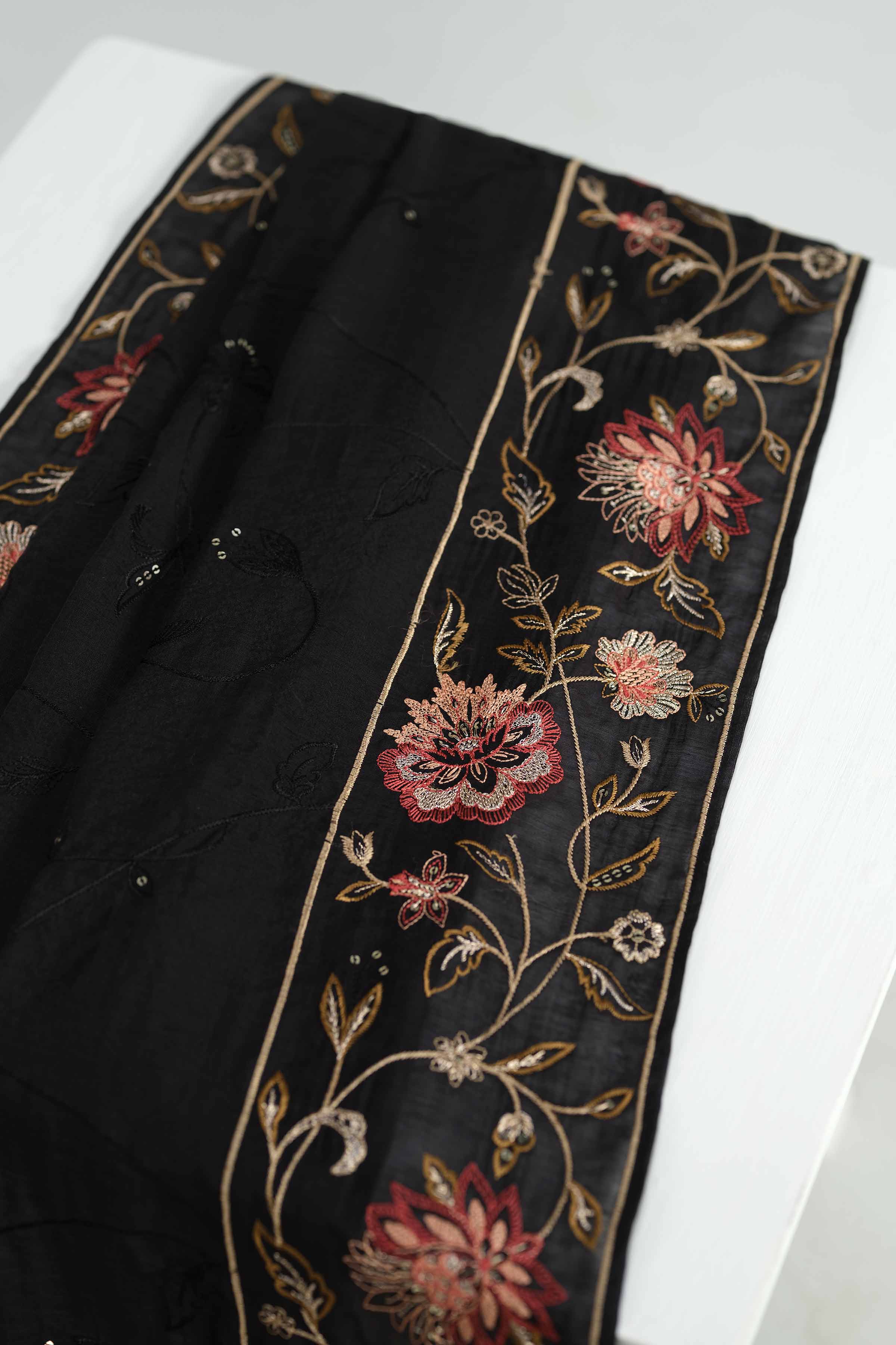 Embroidered Dupatta - KFW25-63 - Image 4