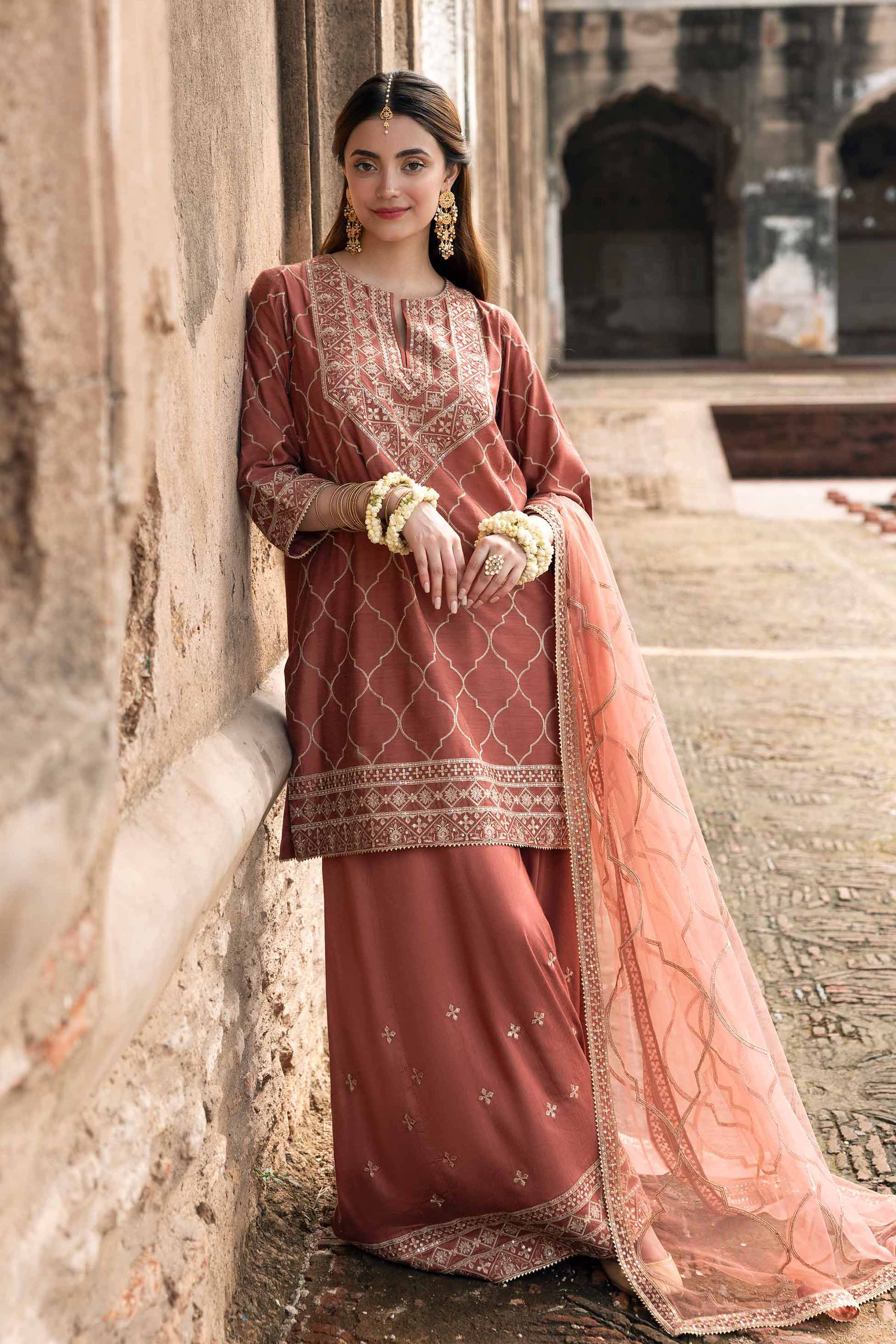3 Piece - Embroidered Suit - KFW25-74 - Image 2