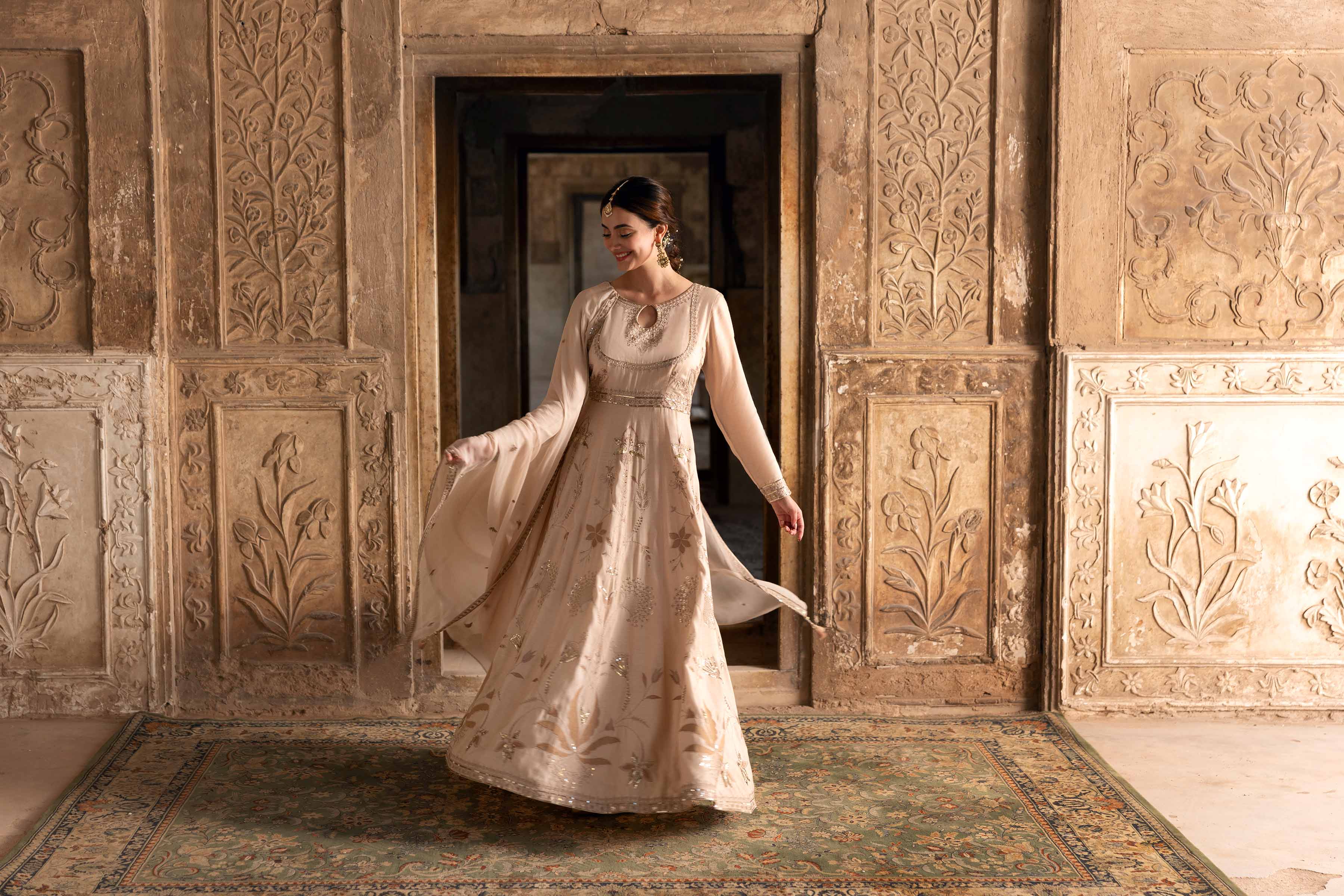 2 Piece - Embroidered Suit - KFW25-76 - Image 6