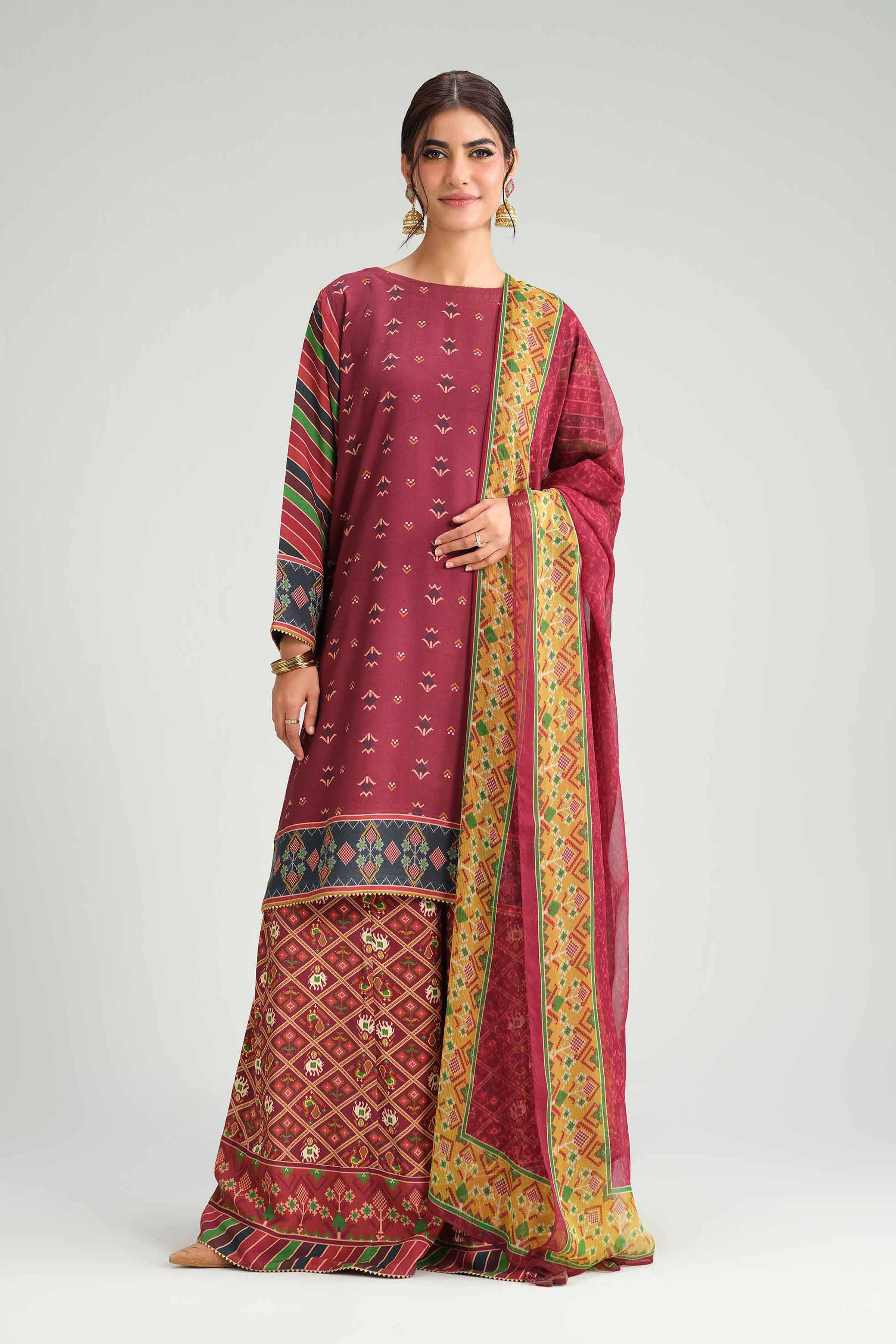 3 Piece - Printed Suit - KFW25-96 - Image 2