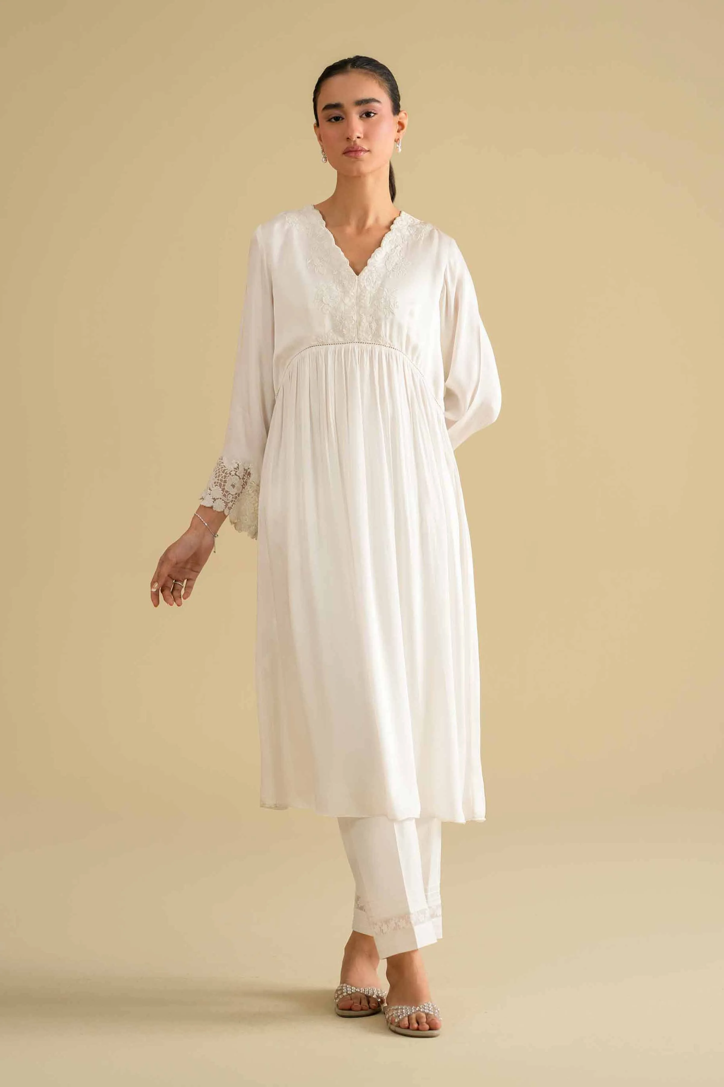 Embroidered Loungewear Gown - KLS26-11 - Image 5