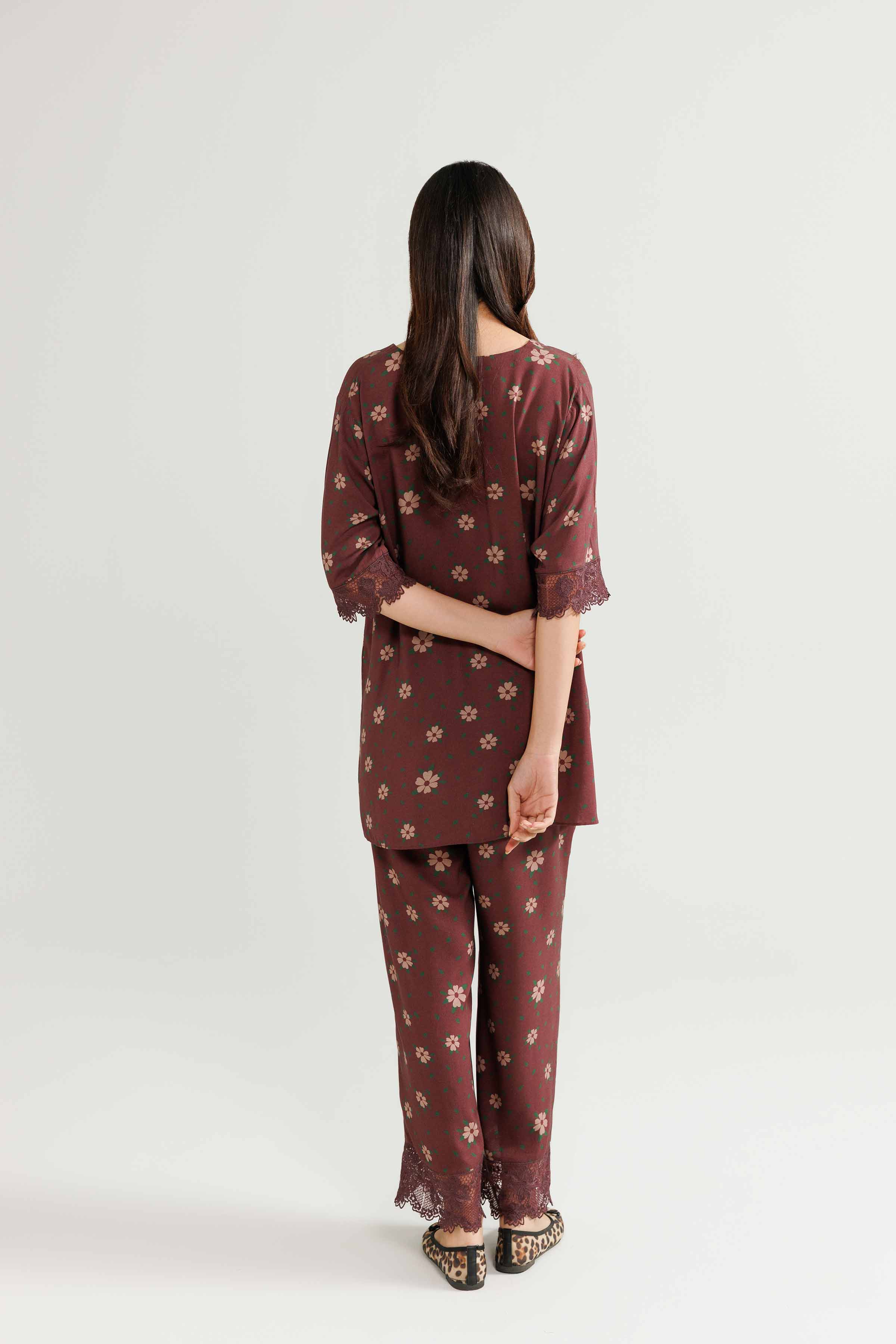 2 Piece - Embroidered Suit - KLW25-09 - Image 3