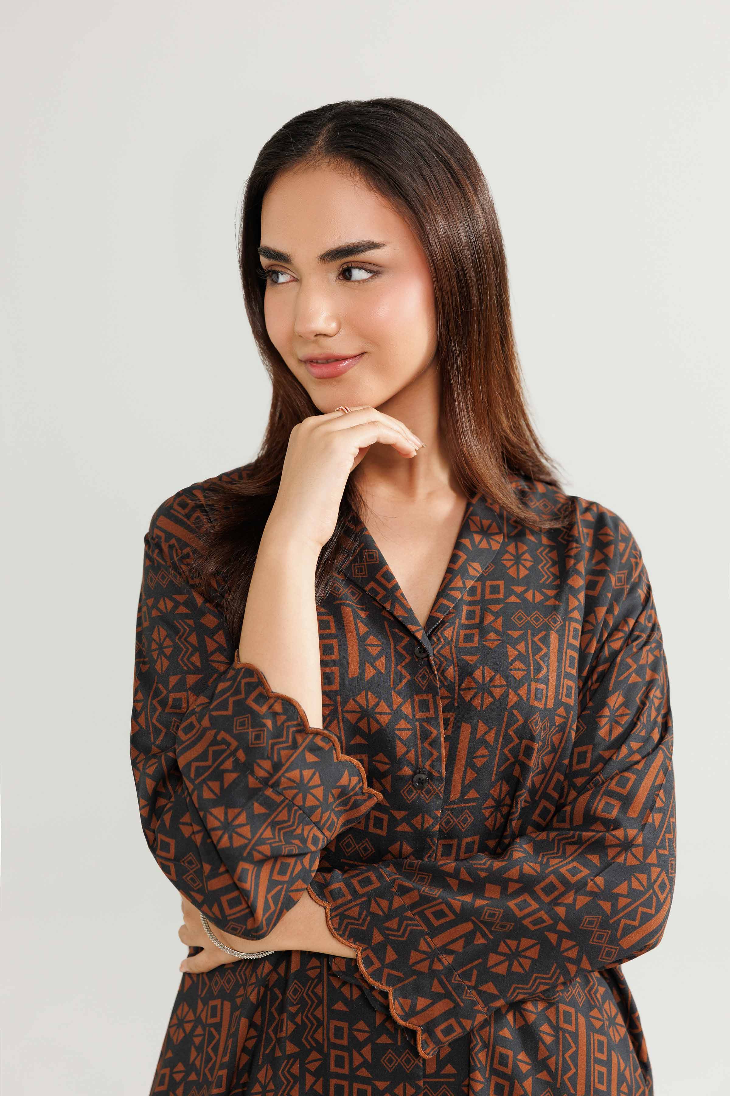 2 Piece - Embroidered Suit - KLW25-11 - Image 7