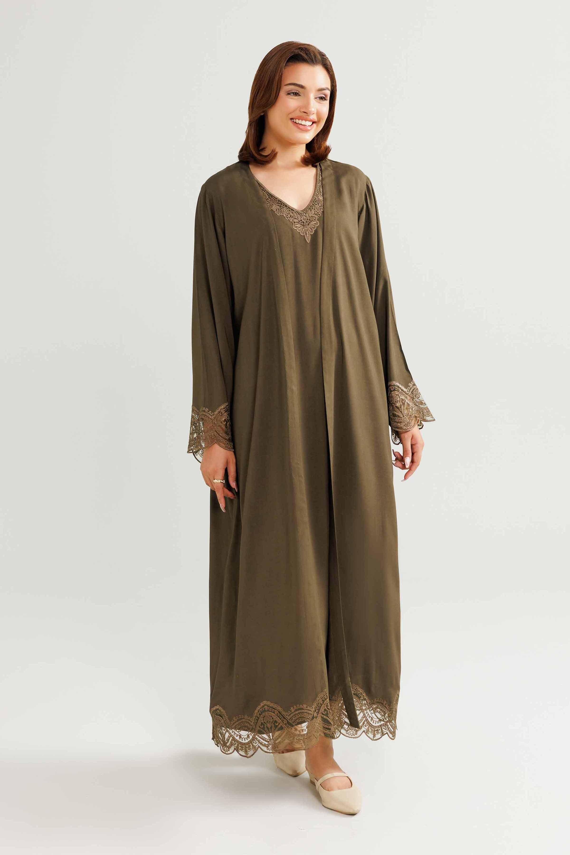 2 Piece - Embroidered Loungewear - KLW25-14 - Image 2
