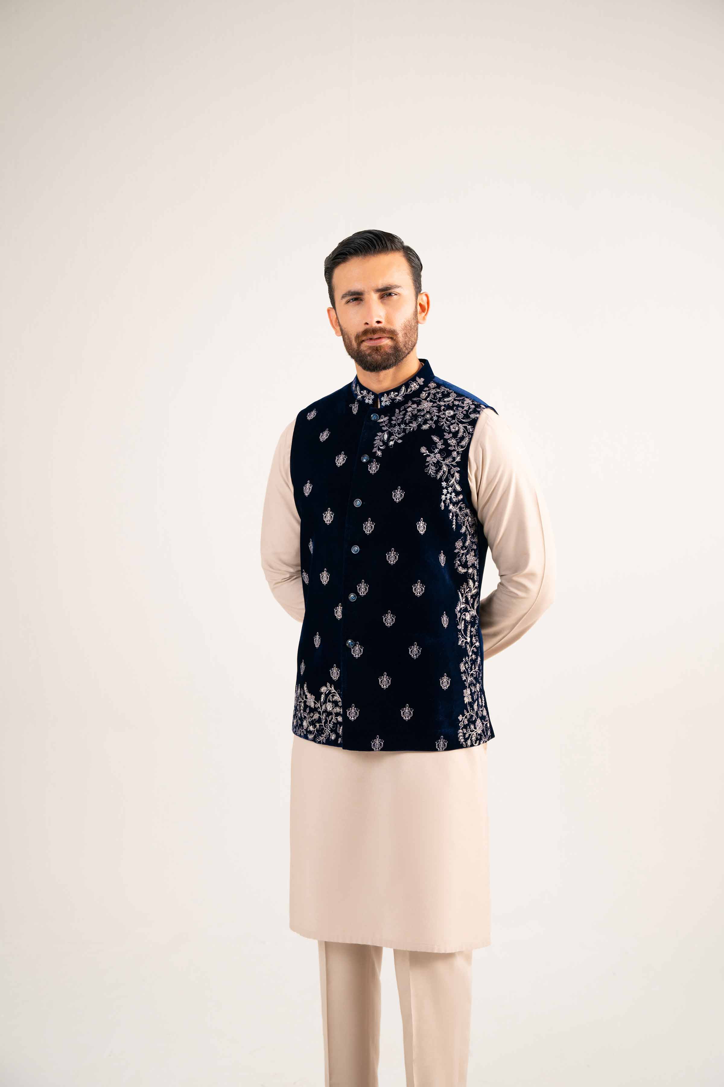 Embroidered Waistcoat - KNW25-09 - Image 6