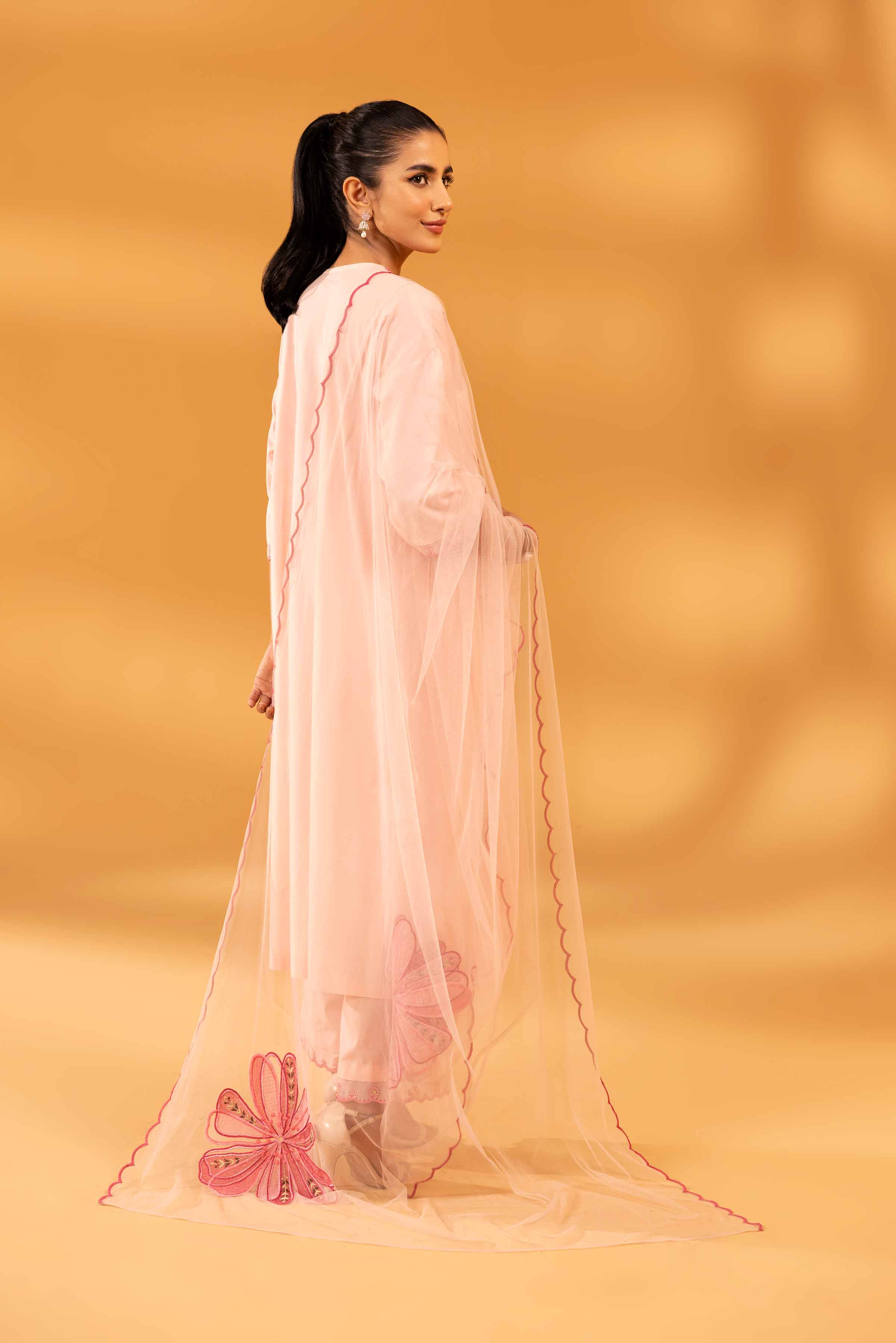 3 Piece - Embroidered Suit - KPS24-12 - Image 3