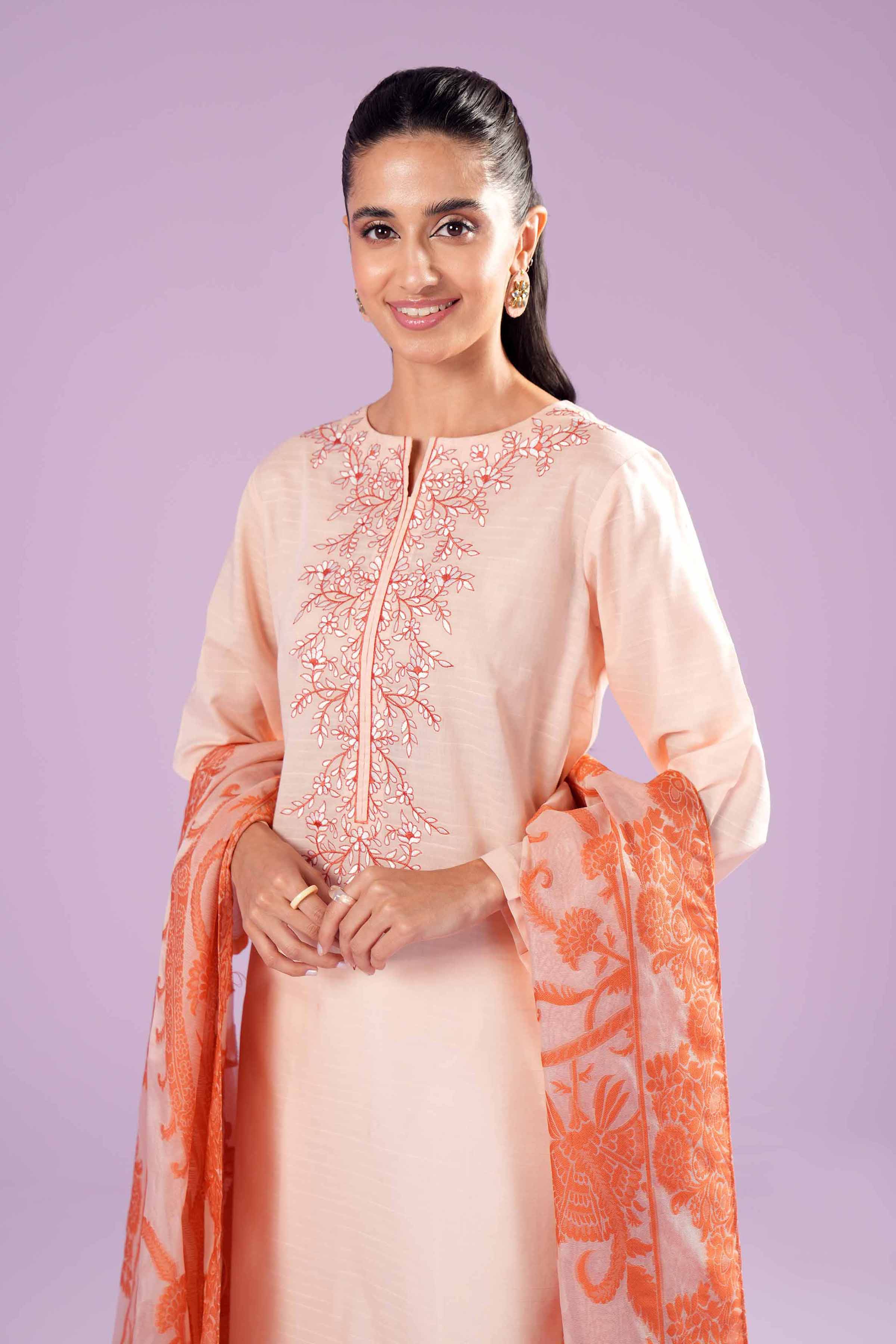 2 Piece - Embroidered Suit - PE24-112 - Image 2
