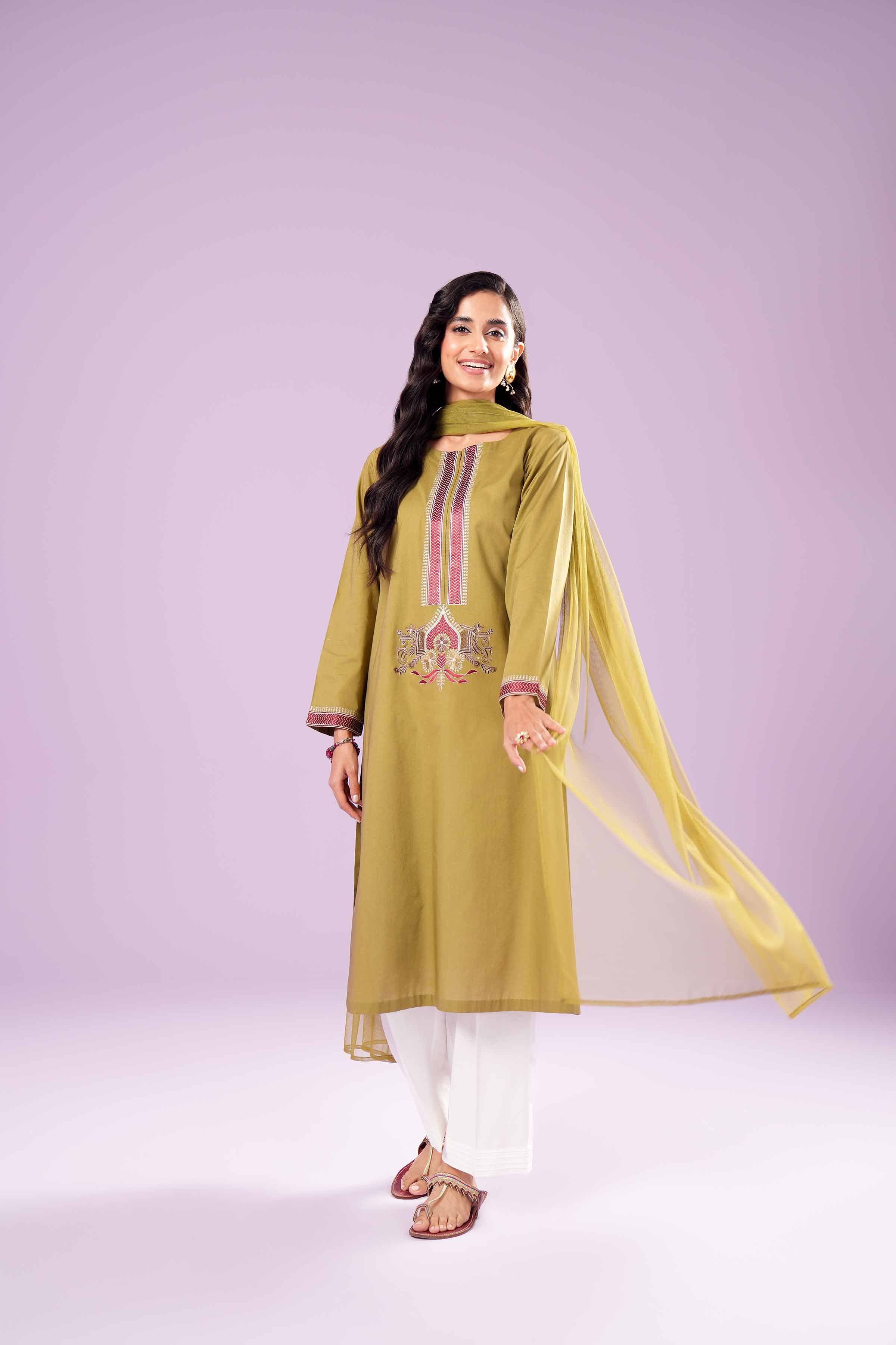 2 Piece - Embroidered Suit - PE24-135 - Image 4