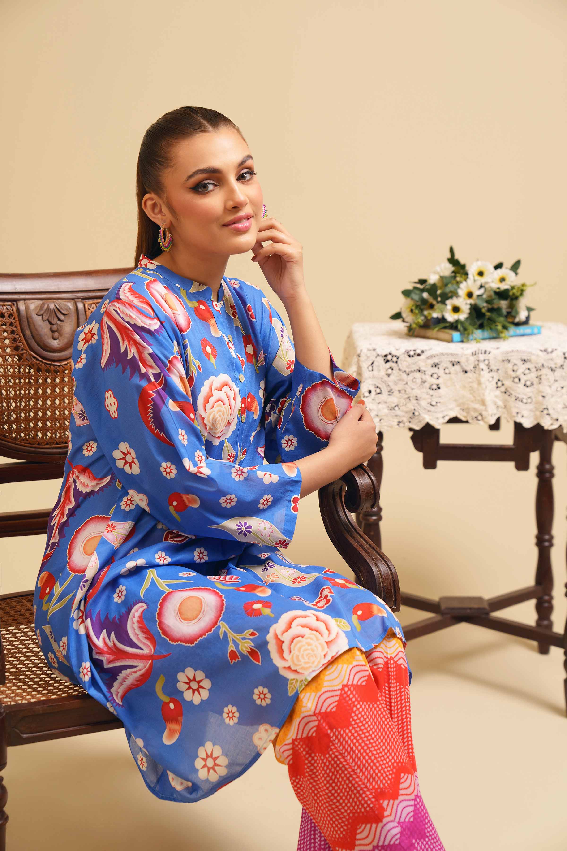 2 Piece - Printed Suit - PE24-222 - Image 5