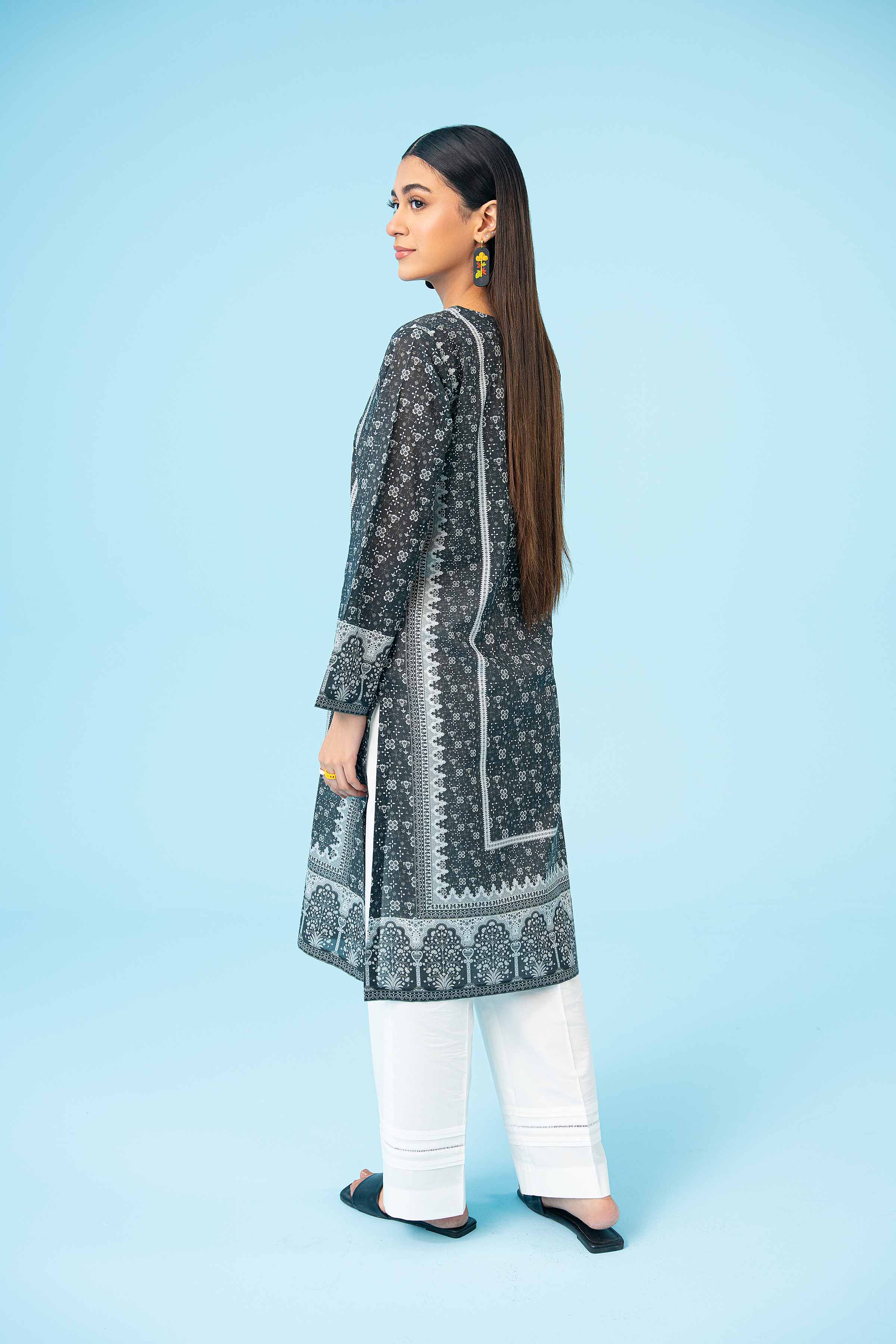 Printed Embroidered Shirt - PE24-358 - Image 3