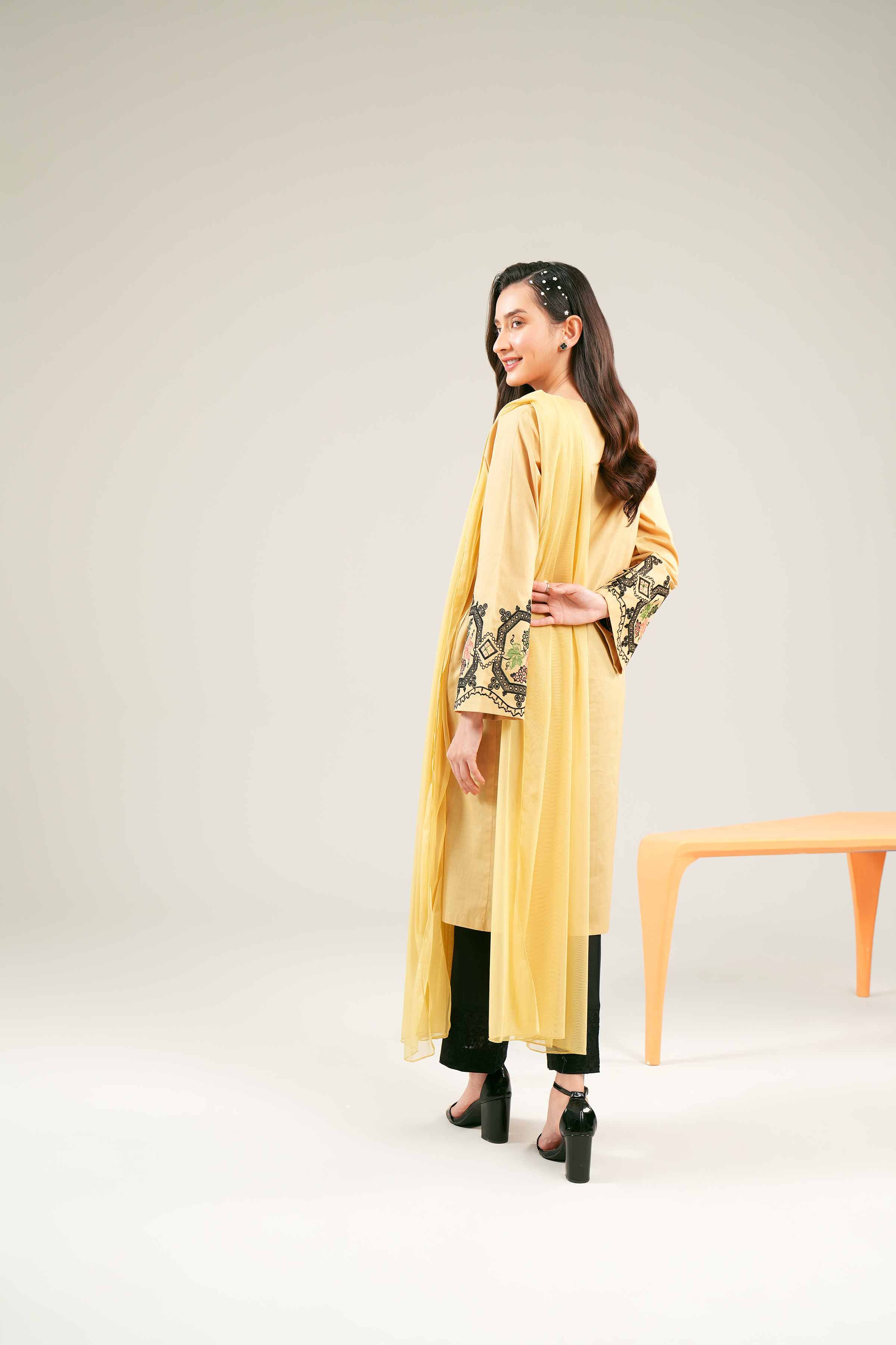 2 Piece - Embroidered Suit - PE24-87 - Image 3