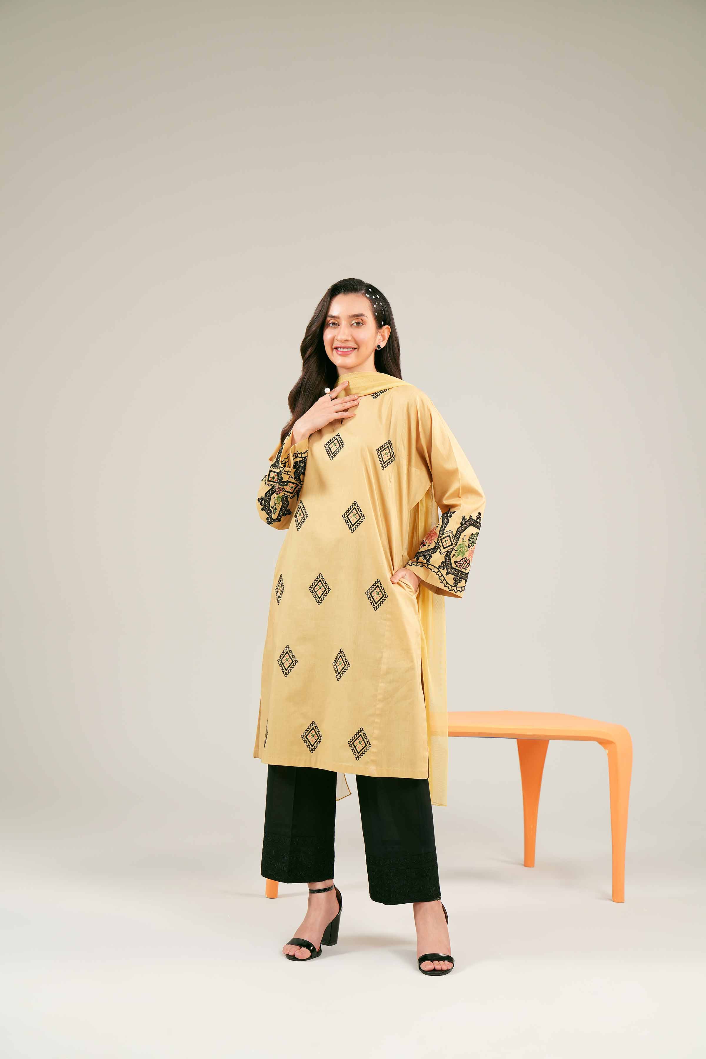 2 Piece - Embroidered Suit - PE24-87 - Image 5