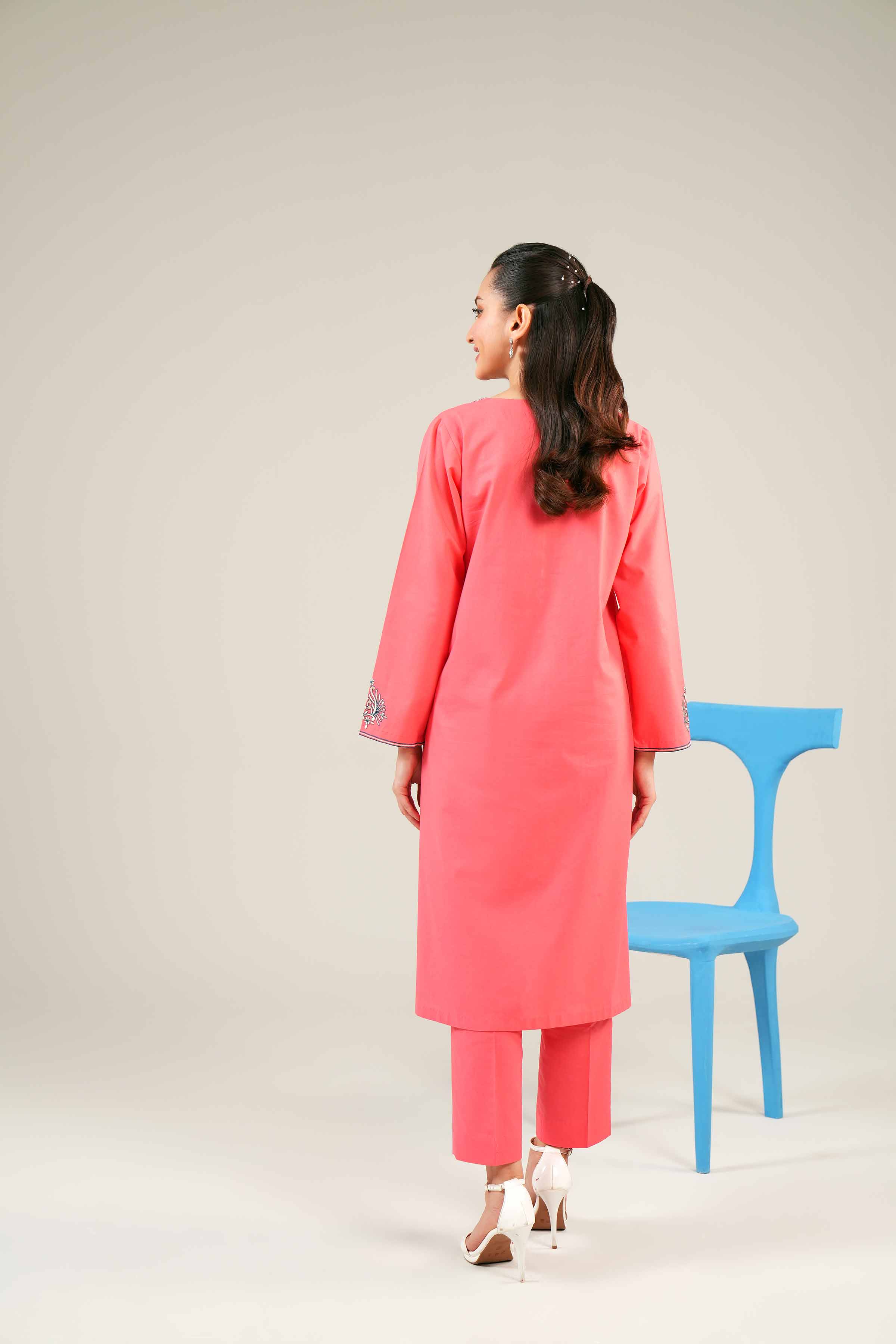 2 Piece - Embroidered Suit - PE24-89 - Image 3
