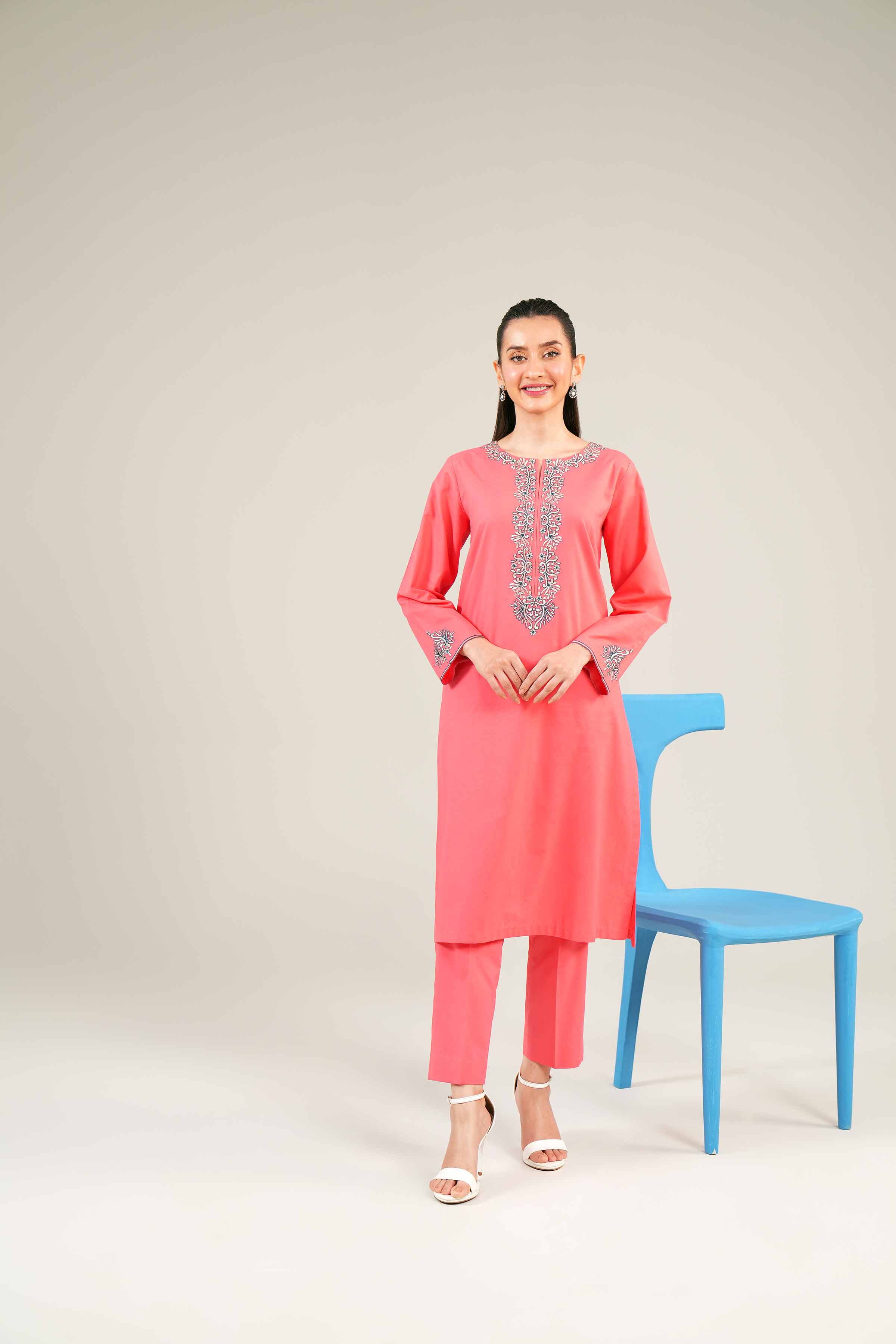 2 Piece - Embroidered Suit - PE24-89 - Image 5