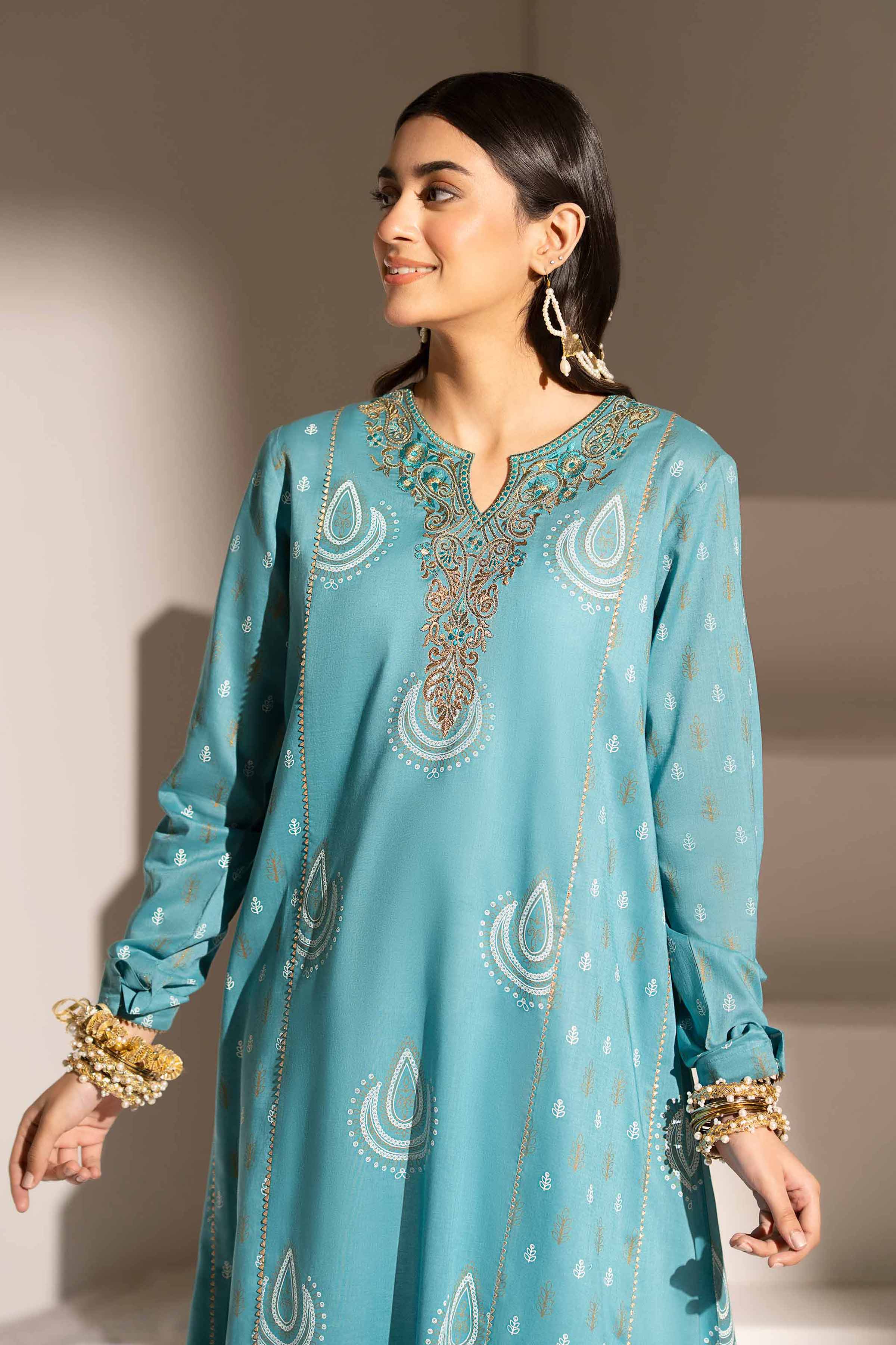 Printed Embroidered Shirt - PE25-211 - Image 2