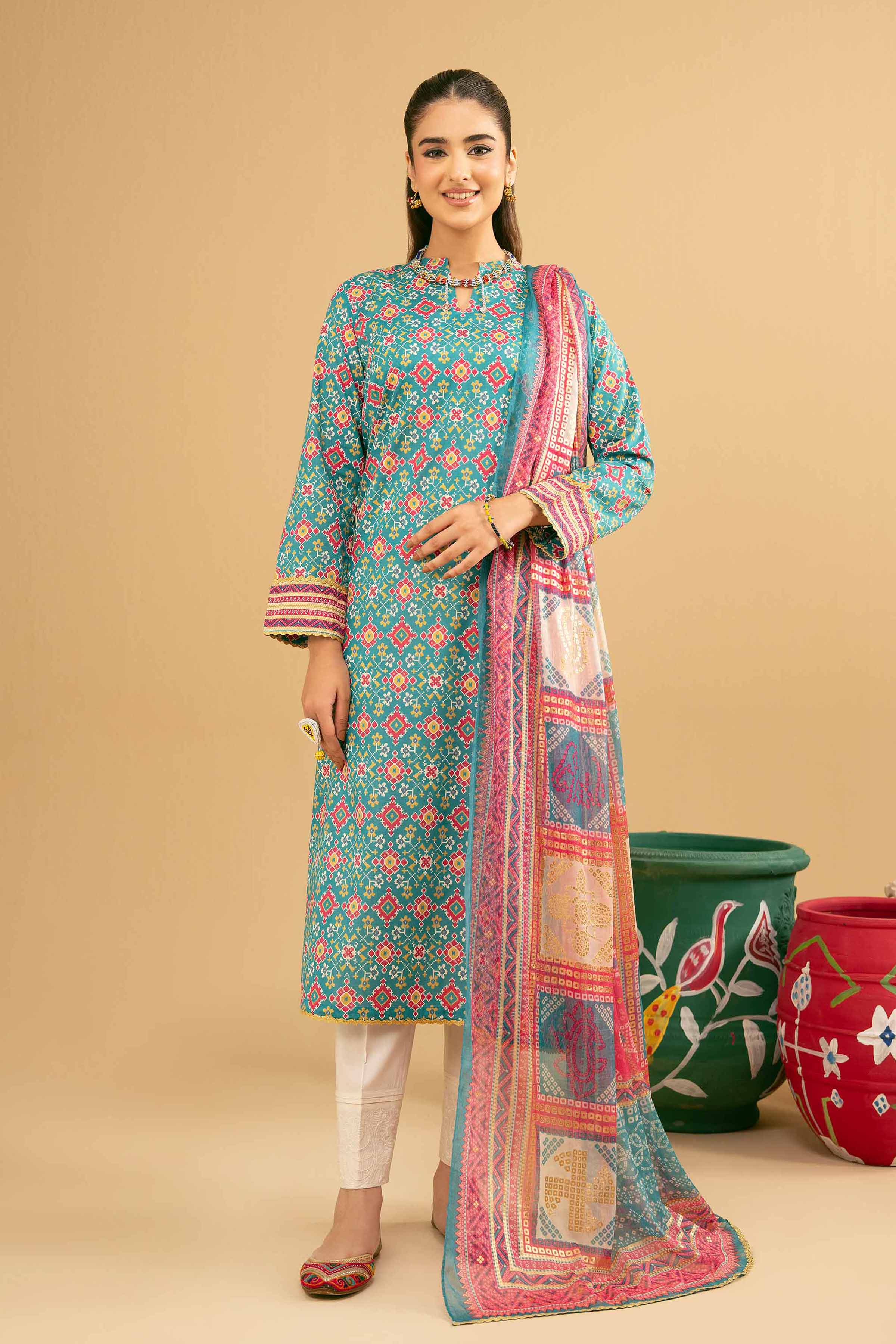 2 Piece - Printed Suit - PE25-259 - Image 8