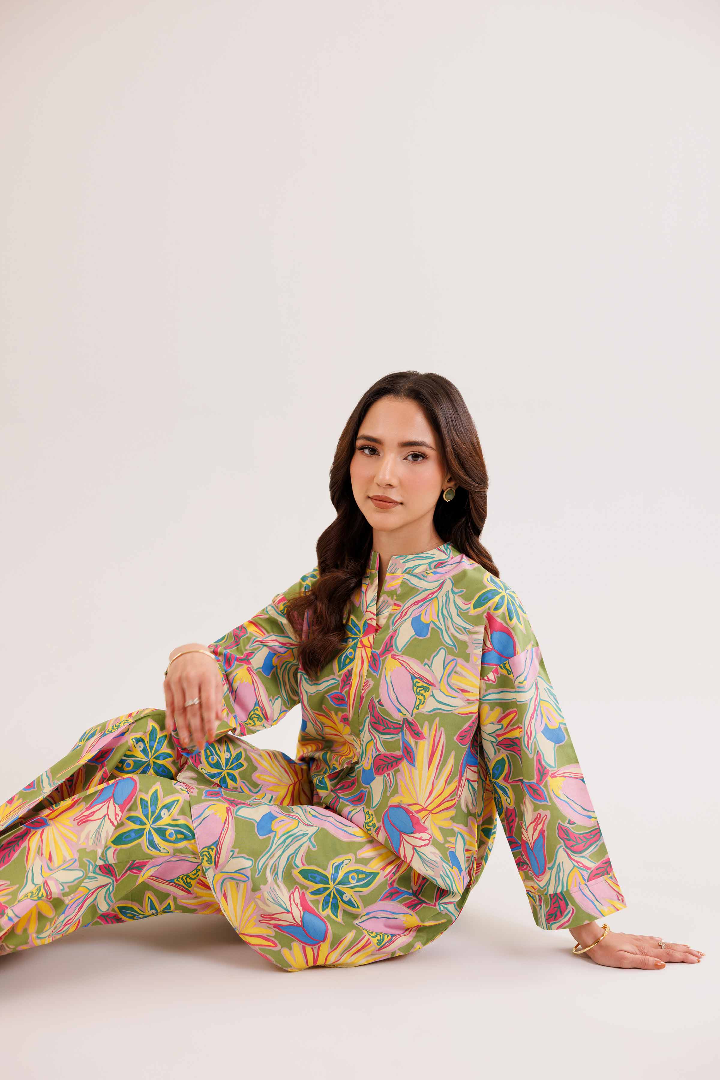 2 Piece - Printed Suit - PE25-311 - Image 3