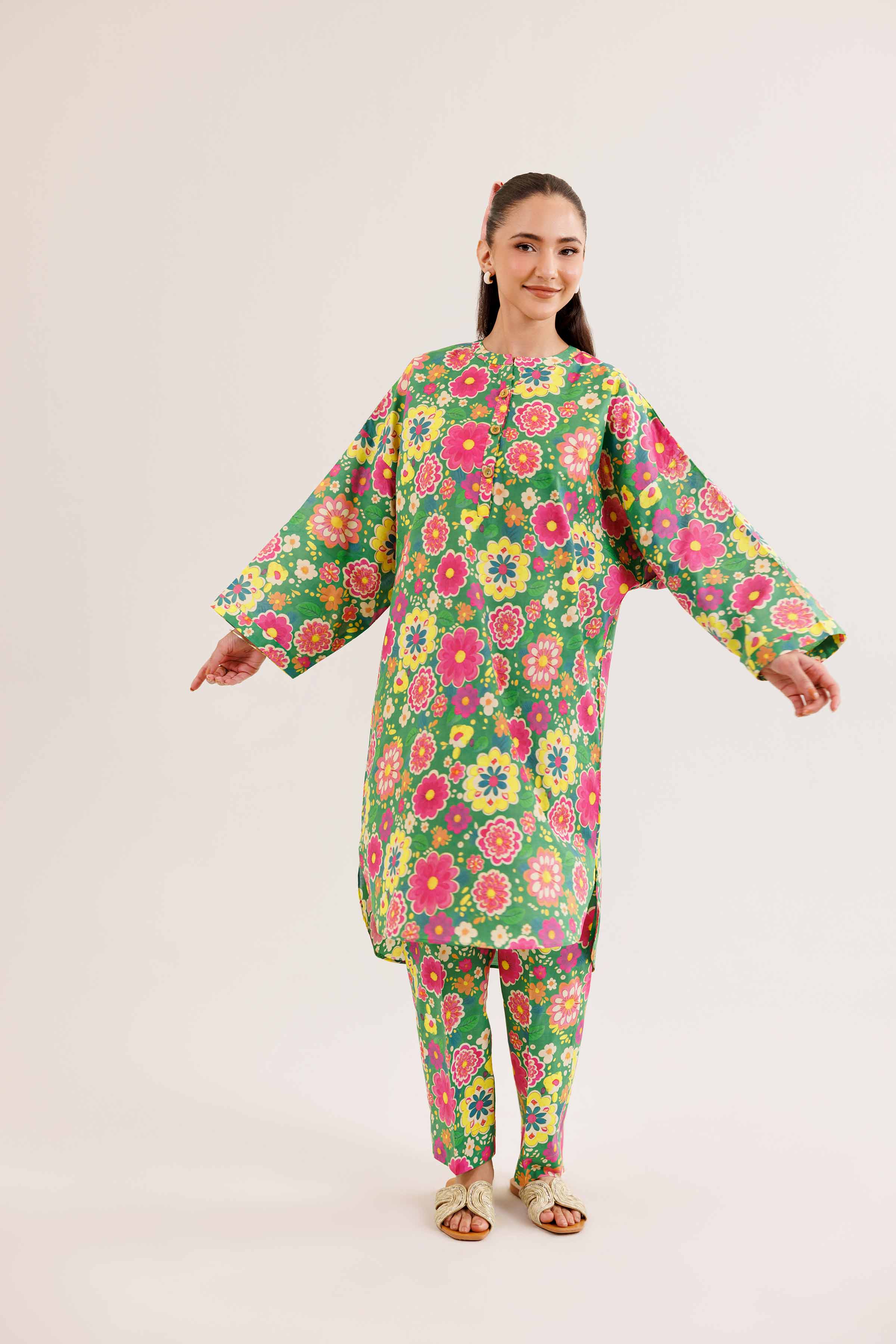 2 Piece - Printed Suit - PE25-323 - Image 4