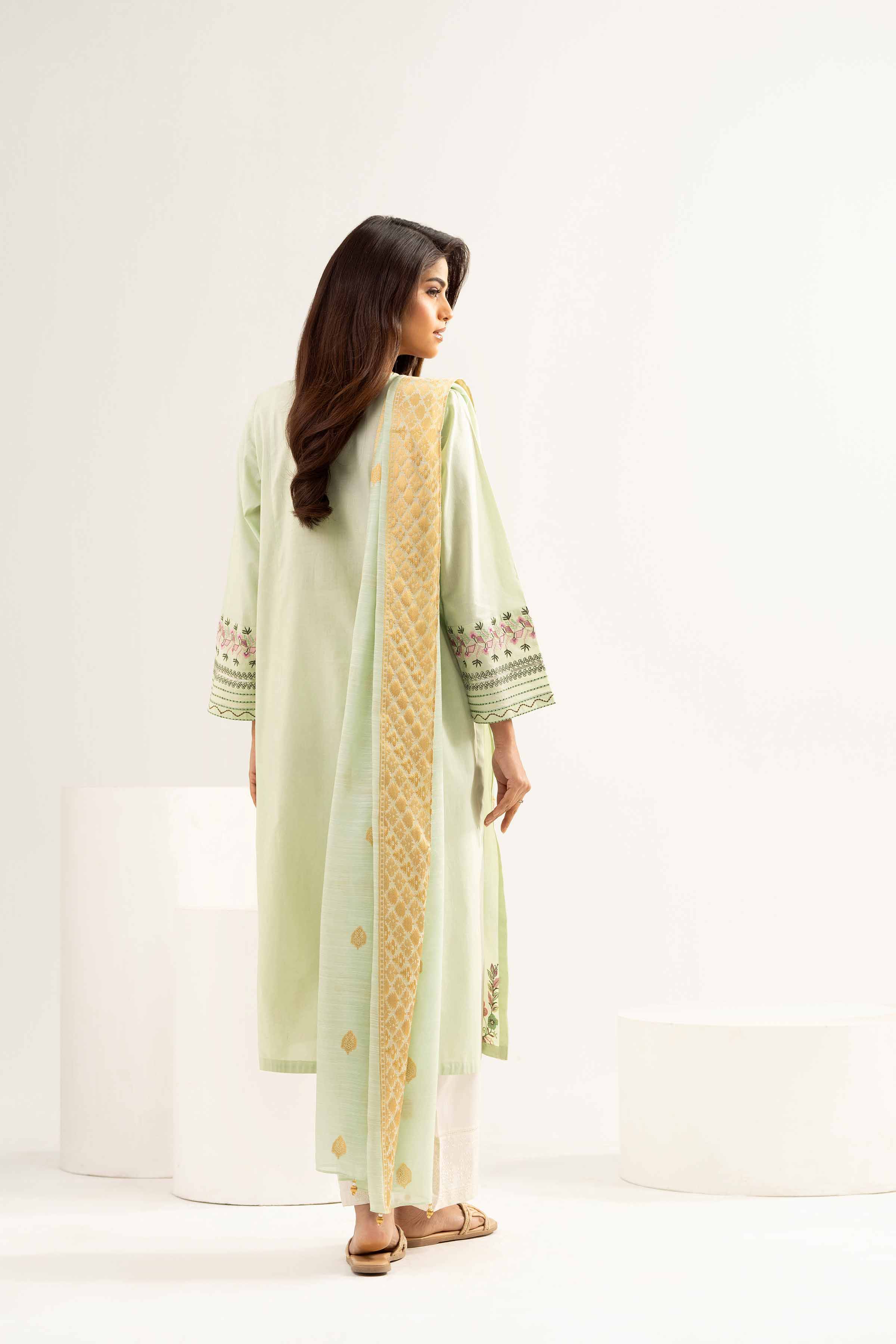 2 Piece - Embroidered Suit - PE25-328 - Image 3
