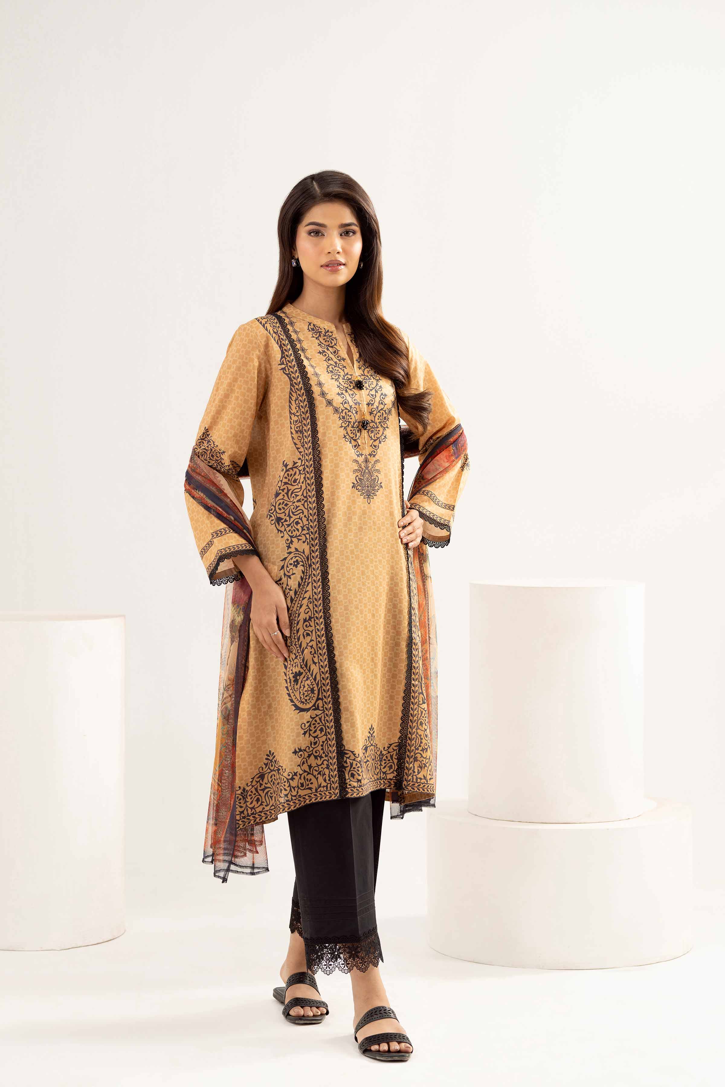 2 Piece - Embroidered Suit - PE25-458 - Image 5