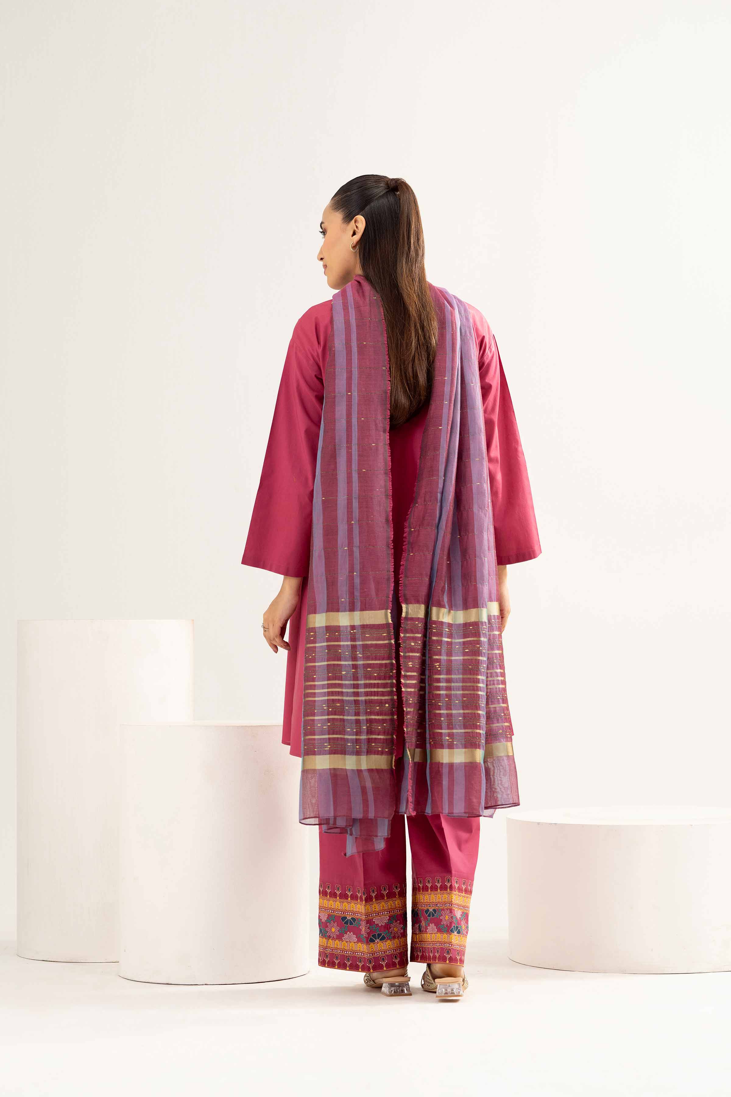 3 Piece - Embroidered Suit - PE25-470 - Image 8