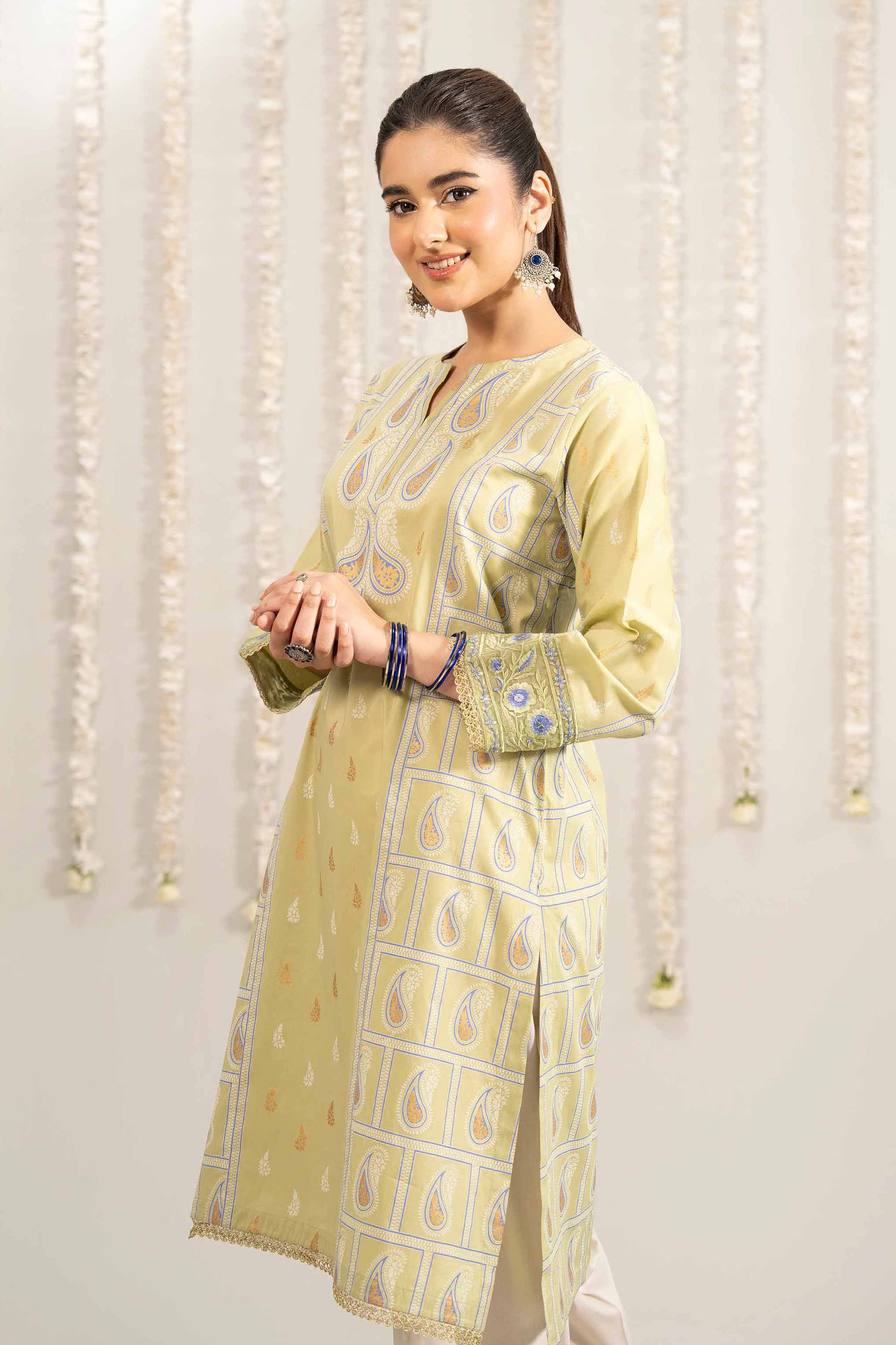 Printed Embroidered Shirt - PE25-495