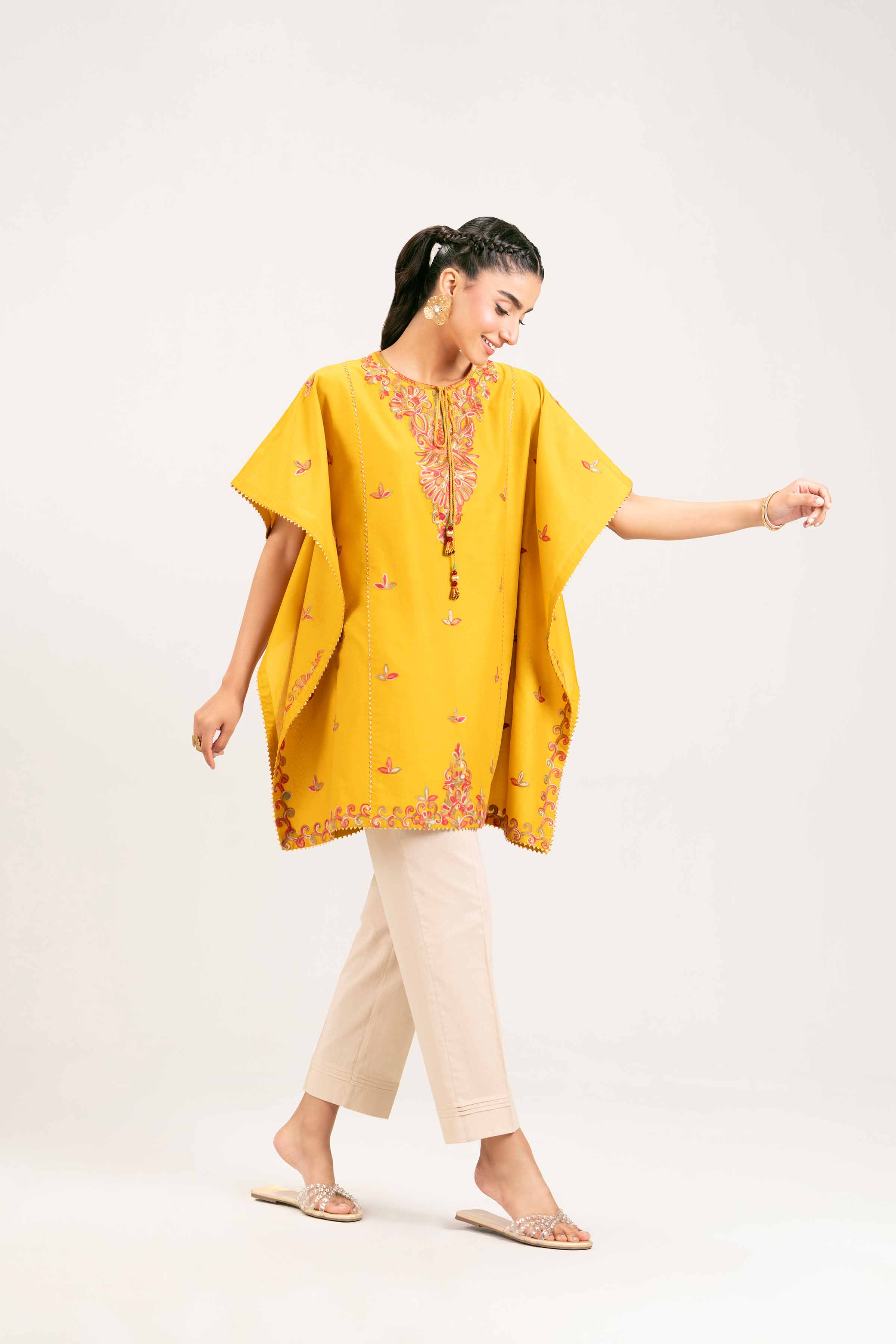 Embroidered Kaftan - PE25-54 - Image 6