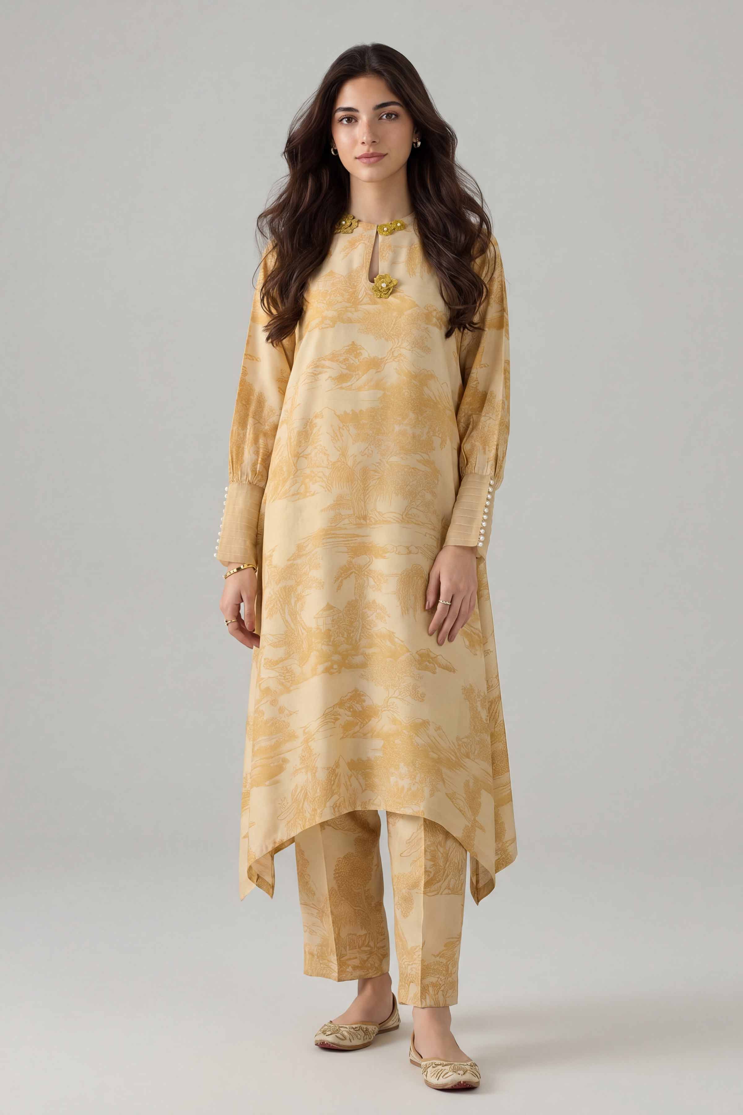 2 Piece - Printed Suit - PE26-155 - Image 3
