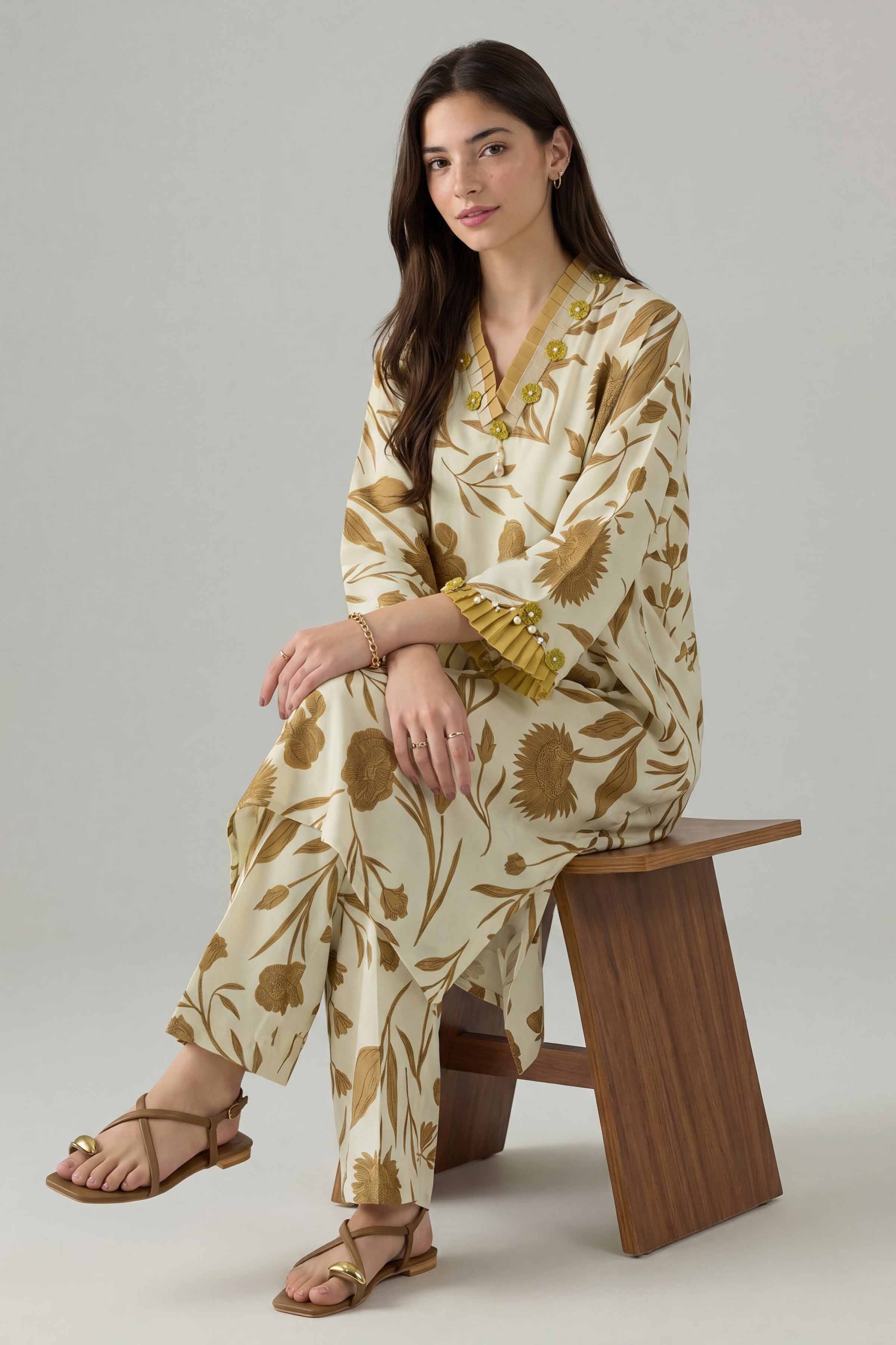 2 Piece - Printed Suit - PE26-158 - Image 4