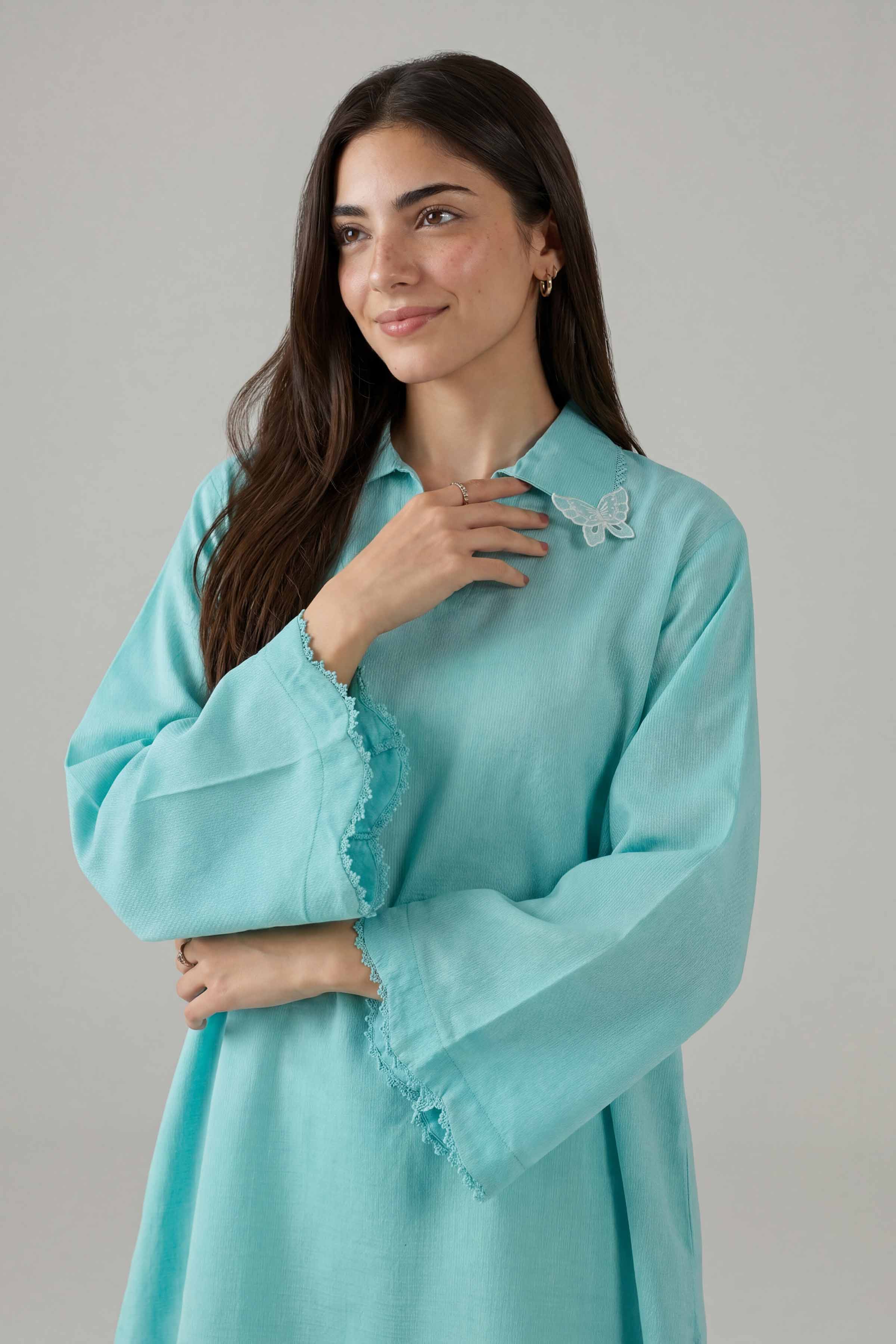 Embroidered Shirt- PE26-159 - Image 7