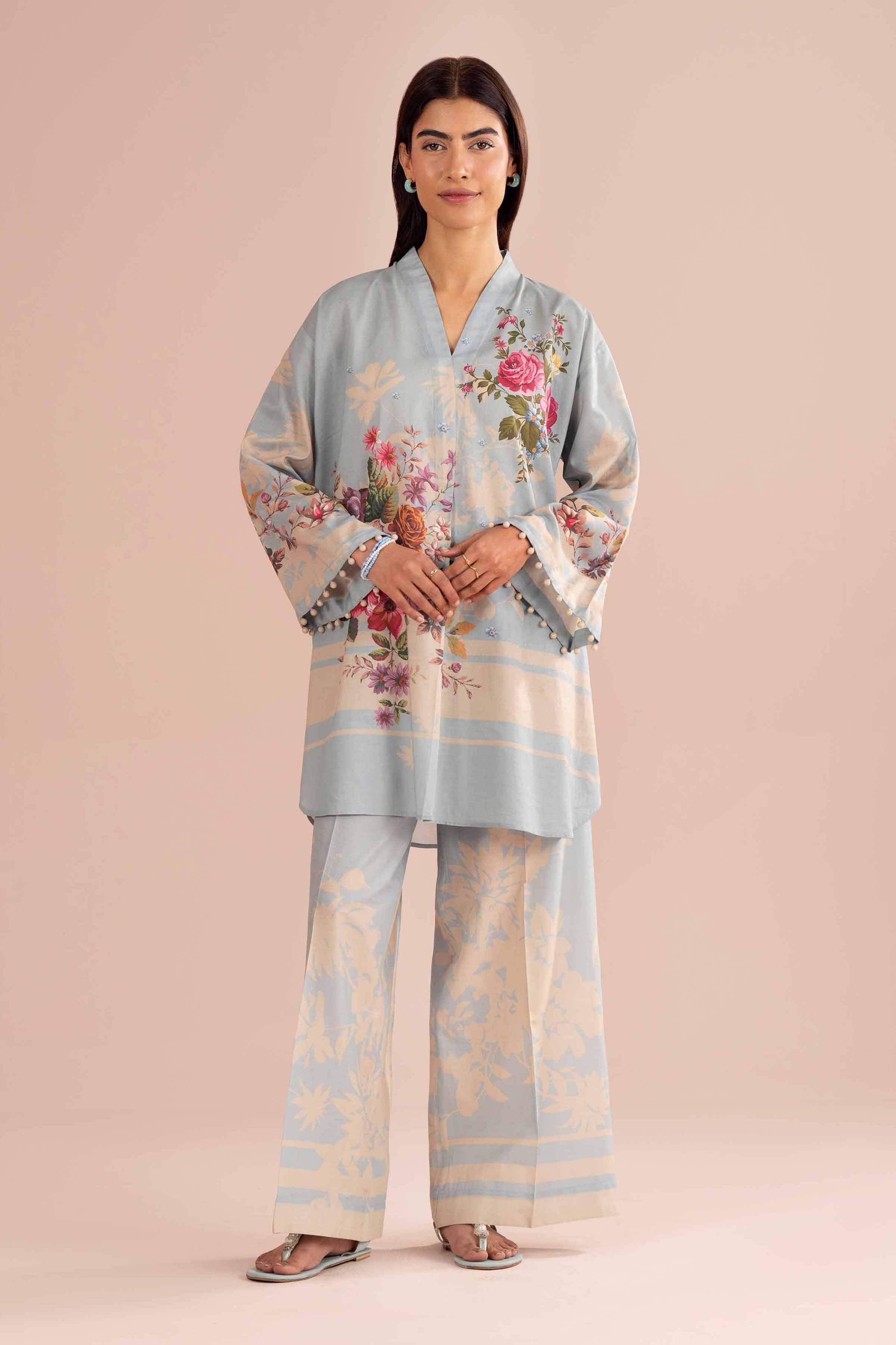 2 Piece - Printed Suit - PE26-270