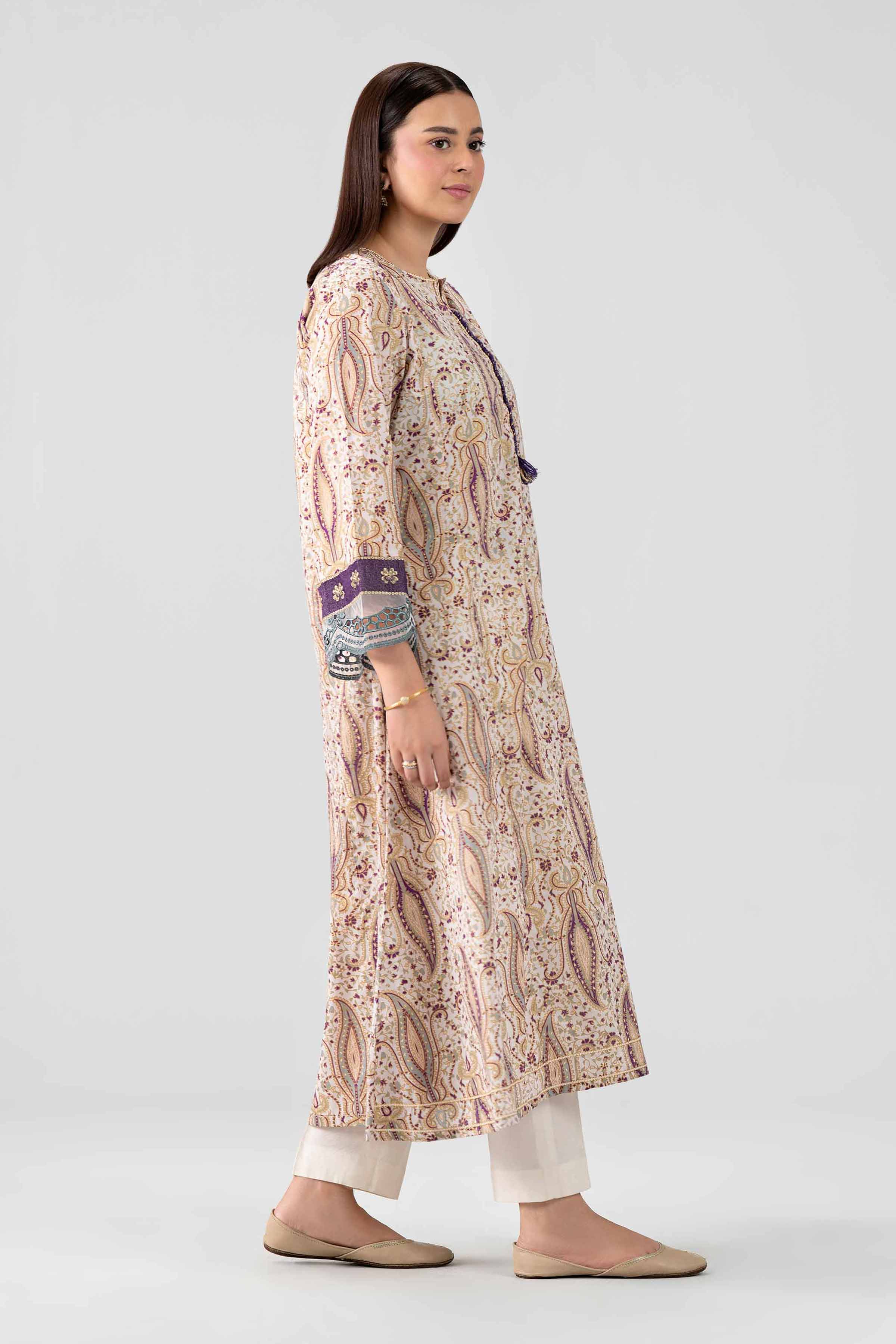 Printed Embroidered Shirt - PE26-376 - Image 4