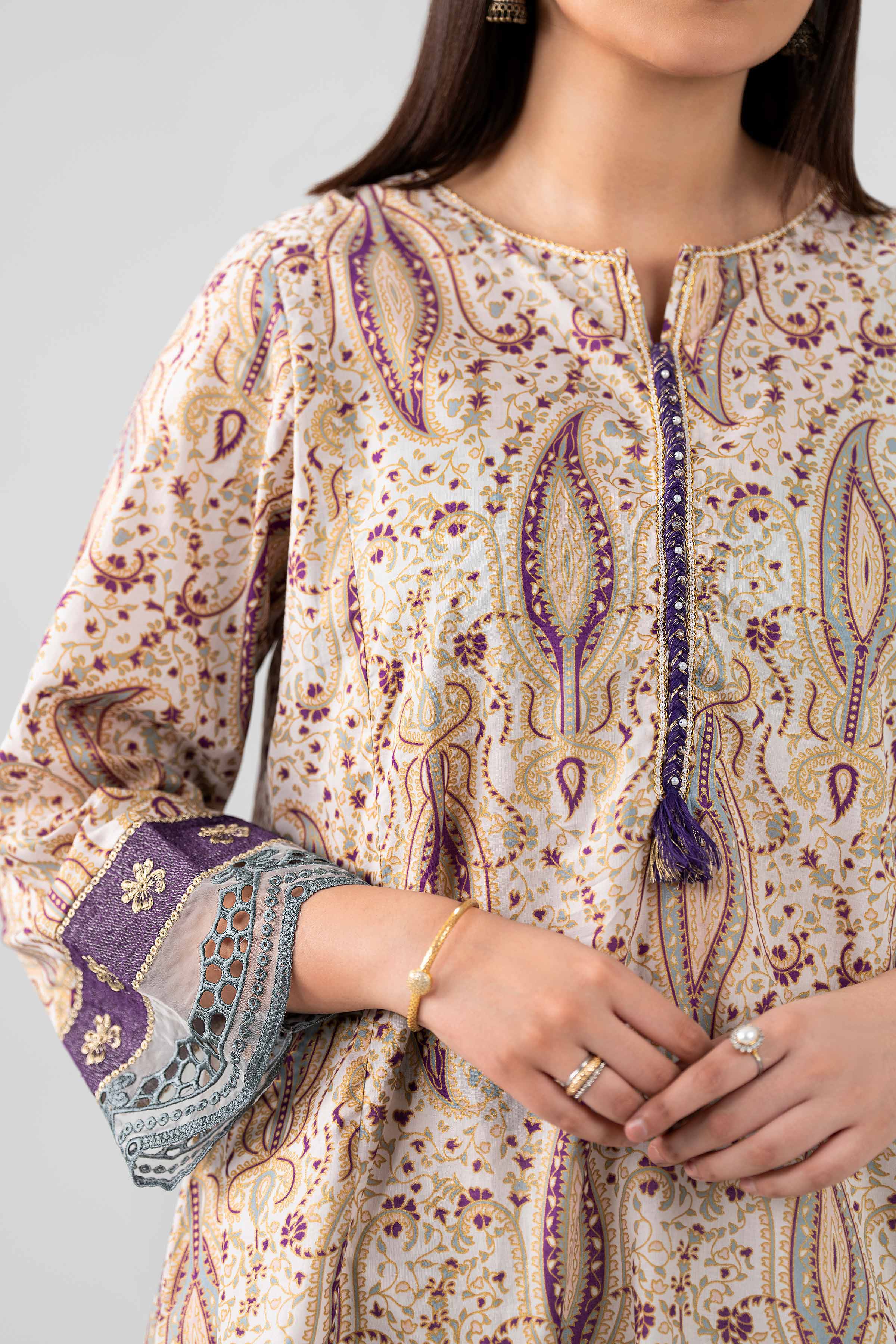 Printed Embroidered Shirt - PE26-376 - Image 9