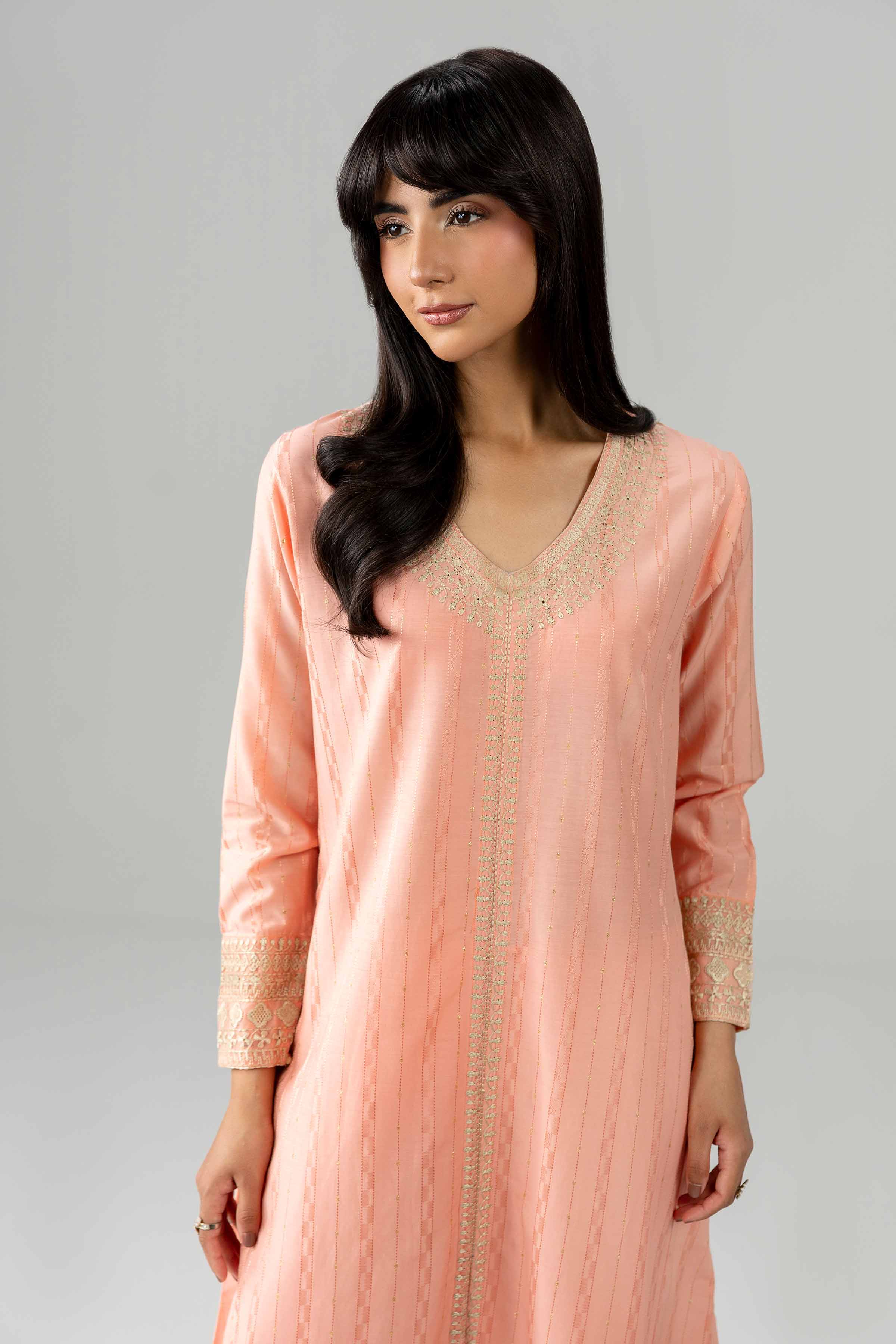 2 Piece - Embroidered Suit - PE26-462 - Image 2