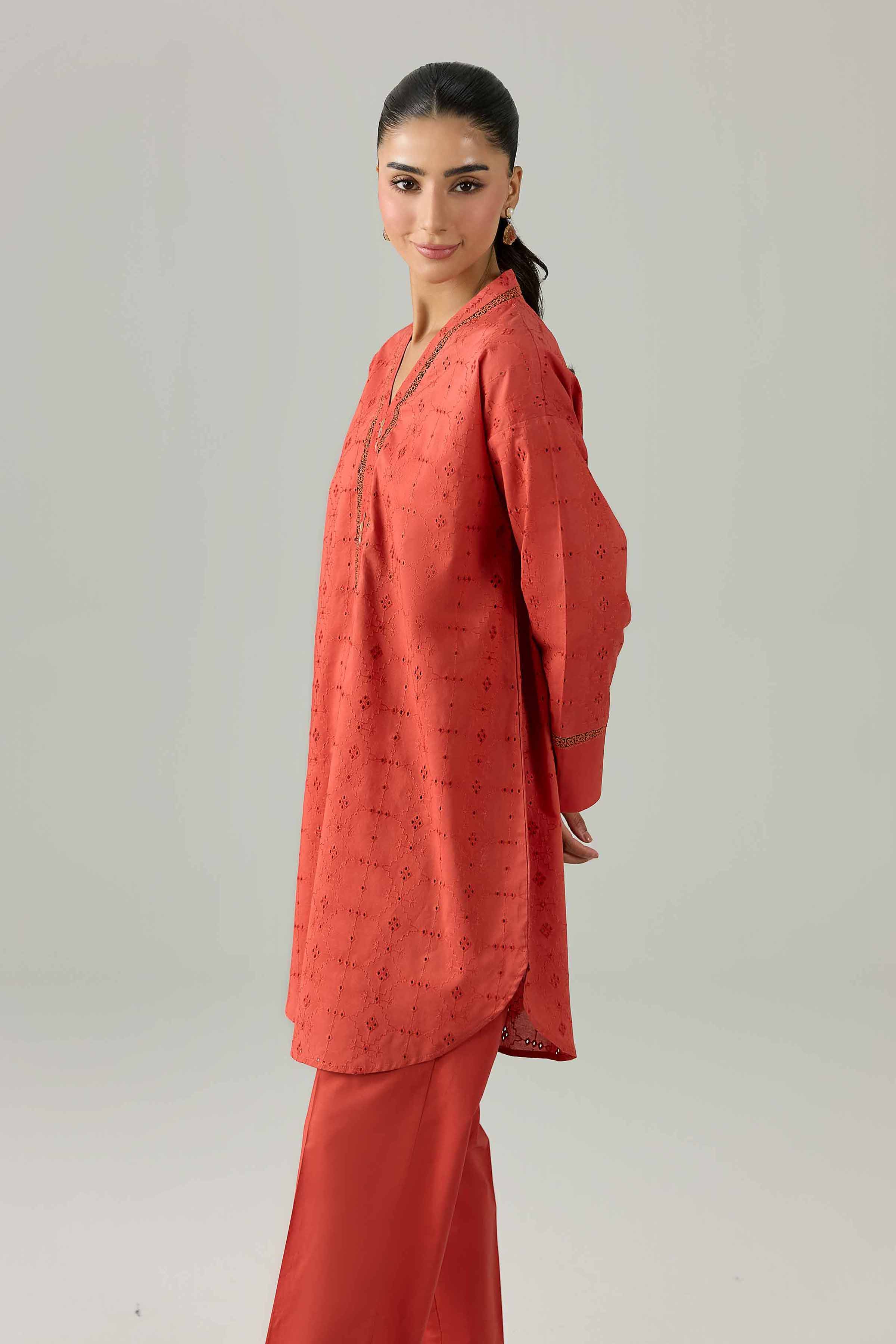 2 Piece - Embroidered Suit - PE26-468 - Image 7