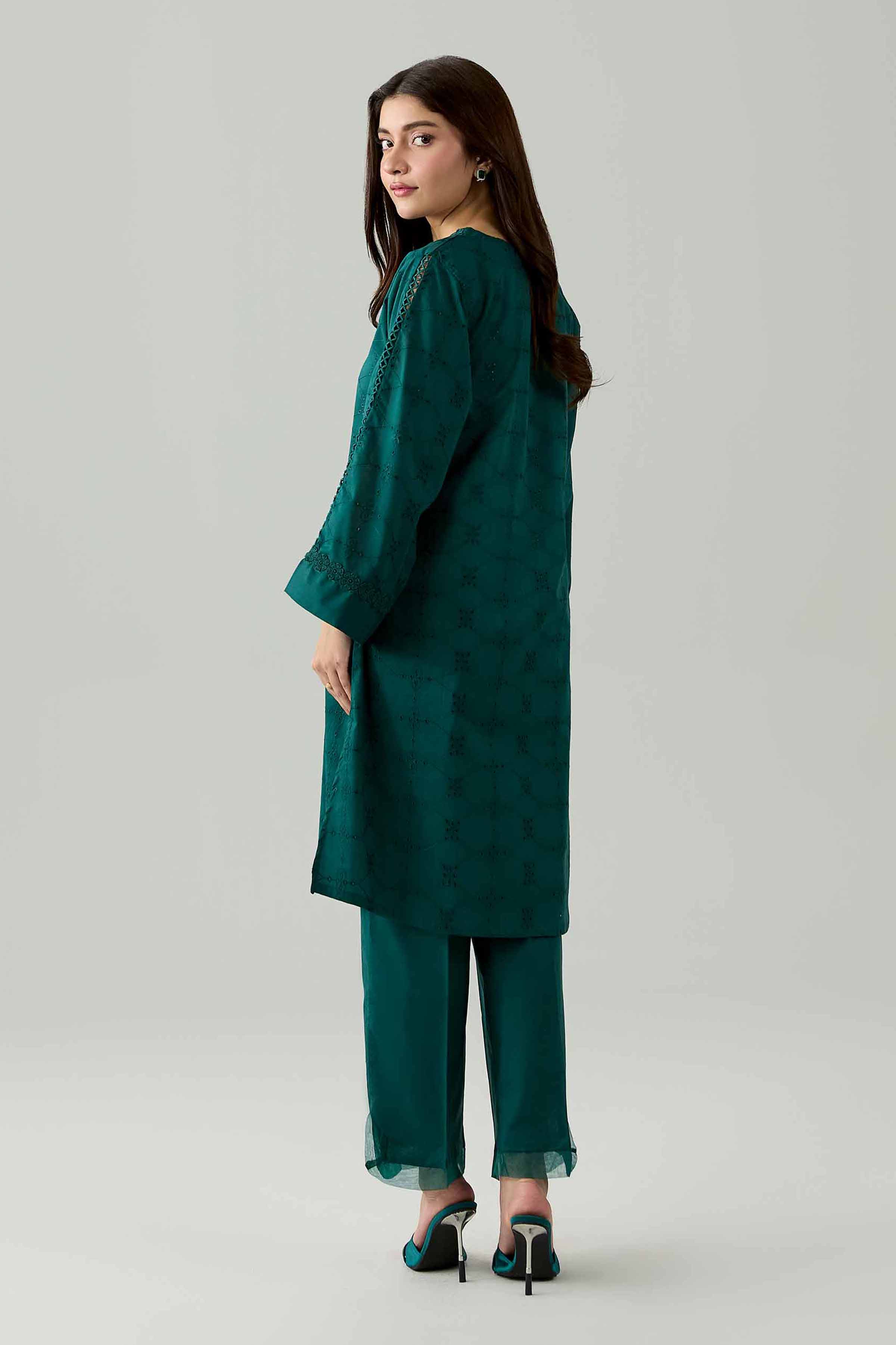 2 Piece - Embroidered Suit - PE26-470 - Image 4