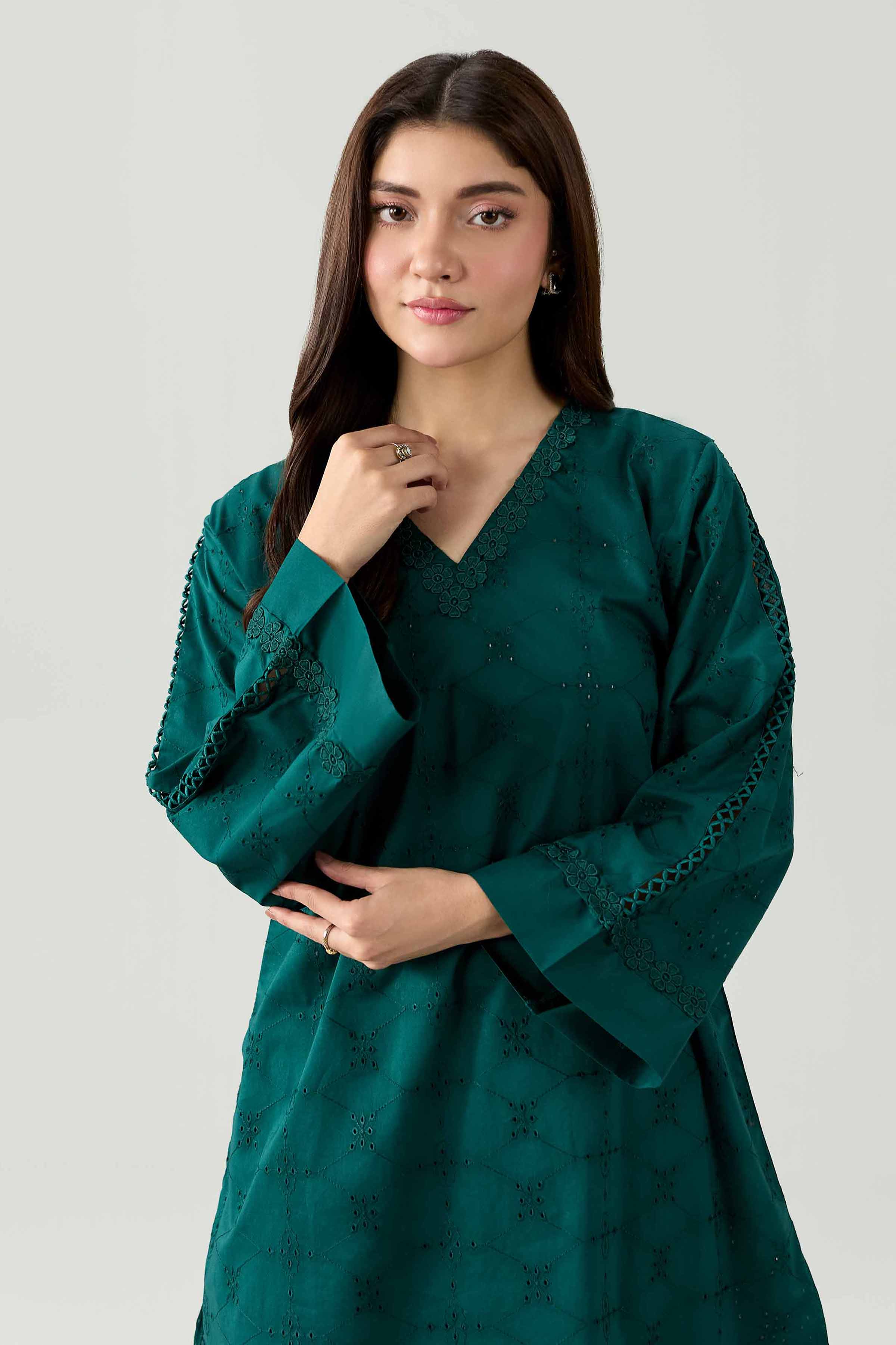 2 Piece - Embroidered Suit - PE26-470 - Image 6