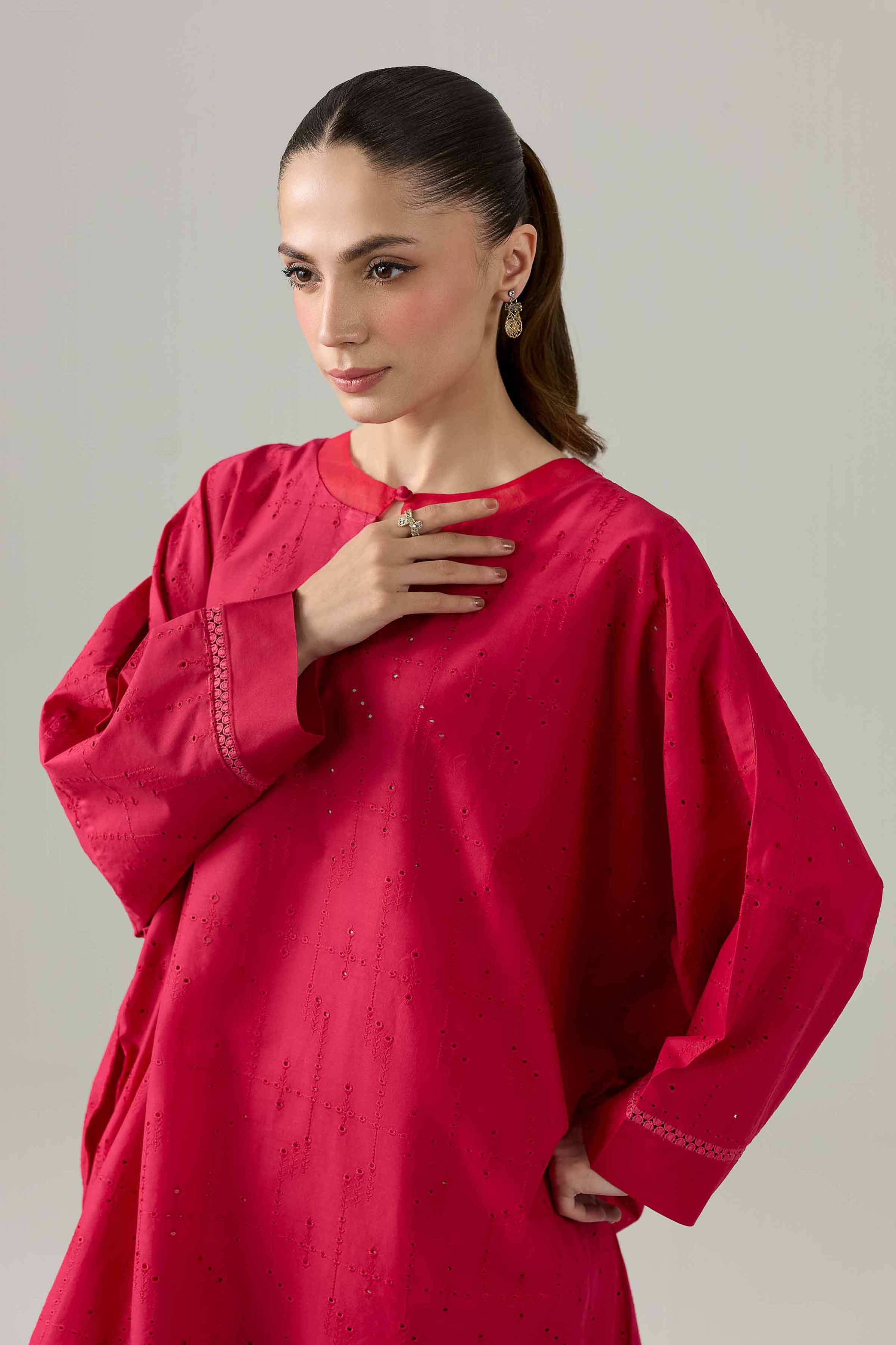 2 Piece - Embroidered Suit - PE26-471 - Image 2