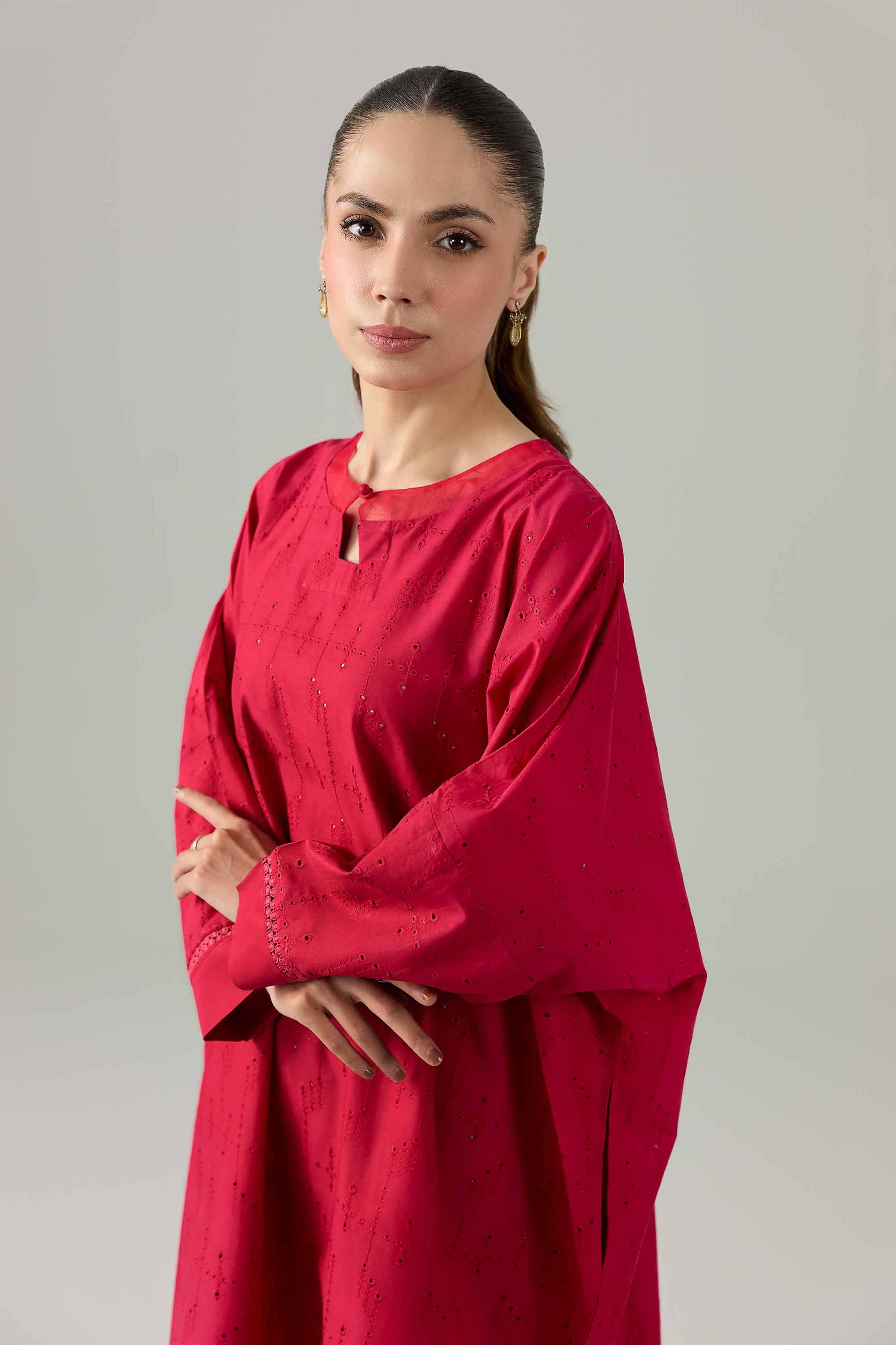 2 Piece - Embroidered Suit - PE26-471 - Image 5