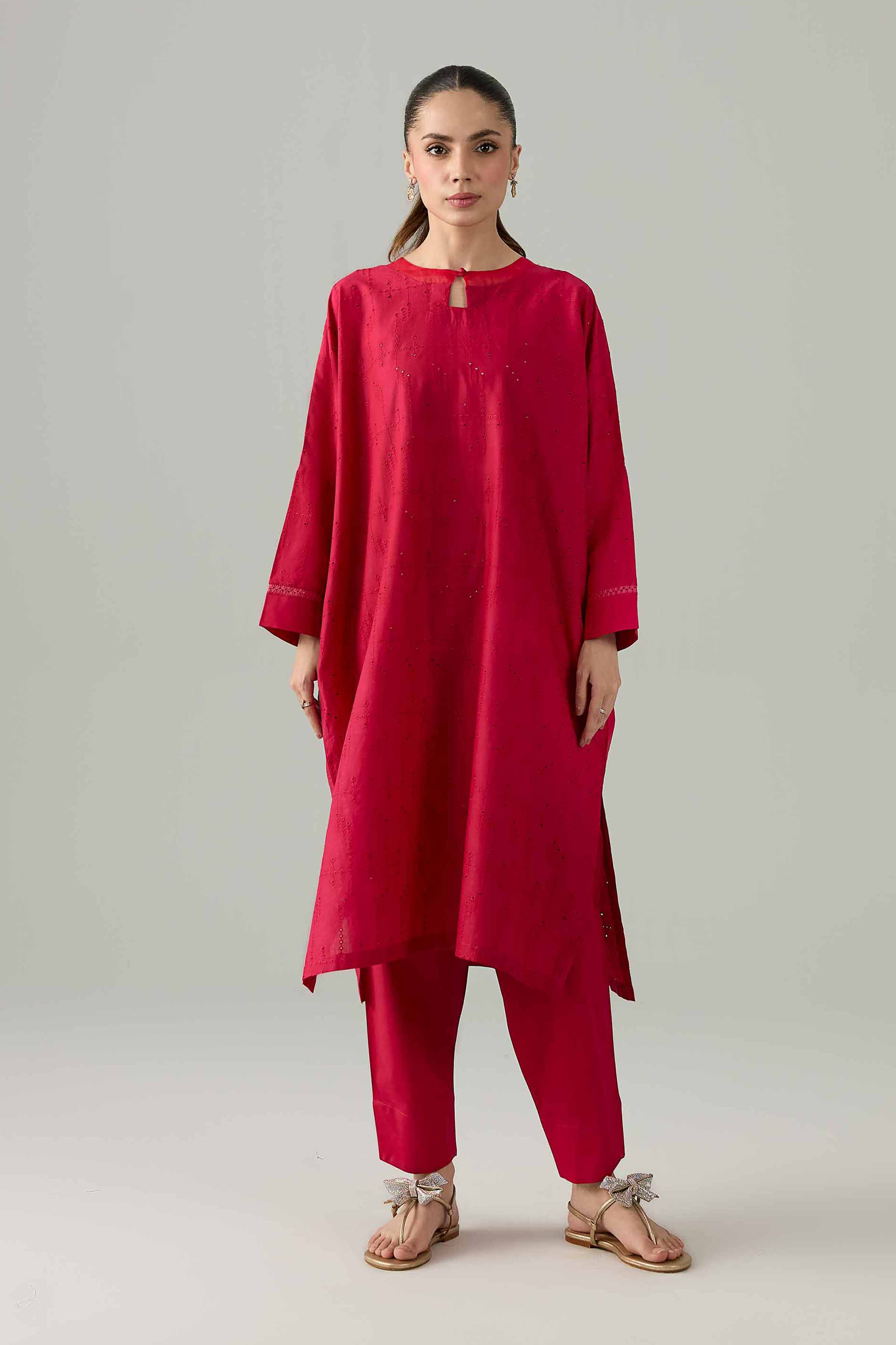 2 Piece - Embroidered Suit - PE26-471 - Image 6