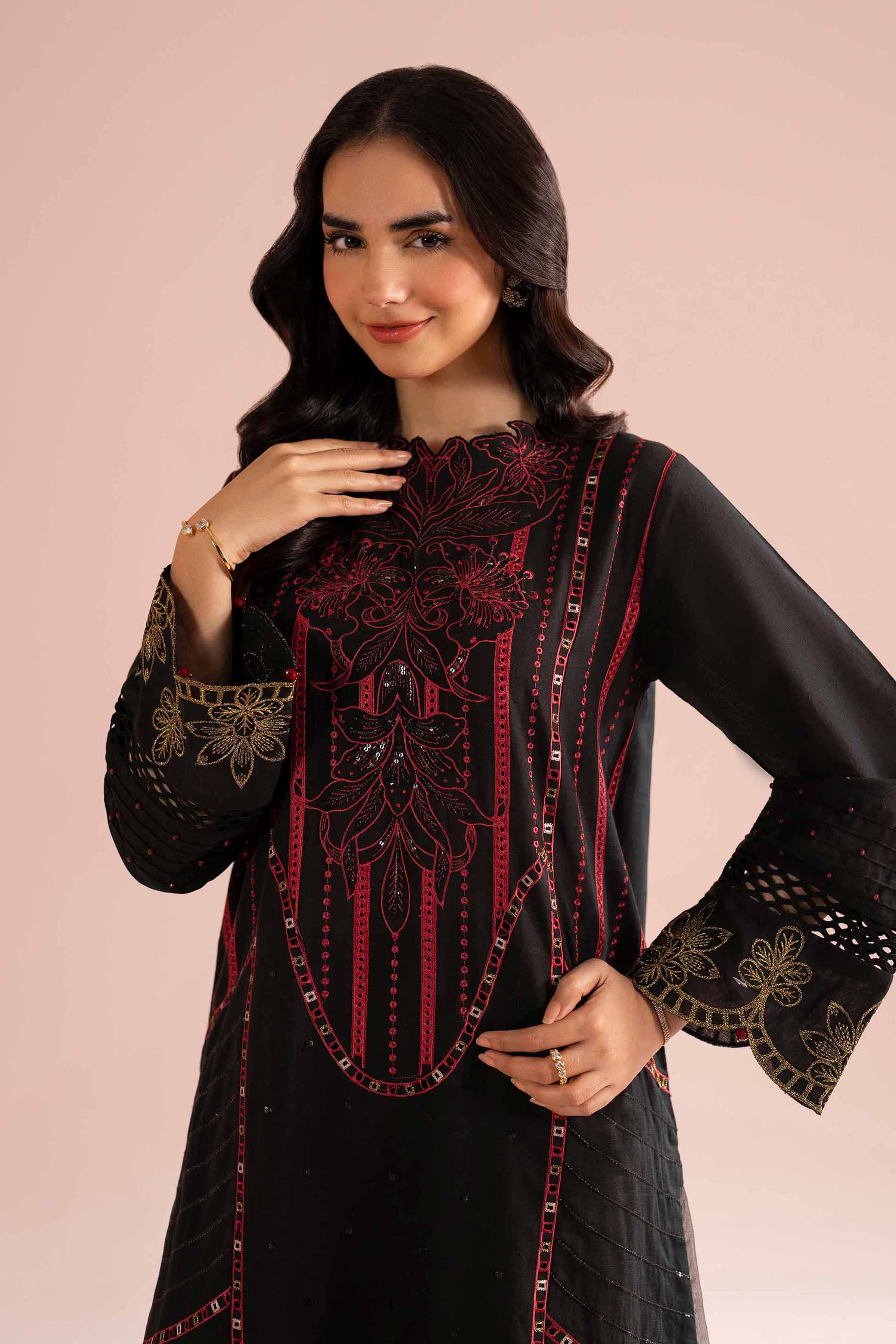 2 Piece - Embroidered Suit - PE26-53 - Image 7
