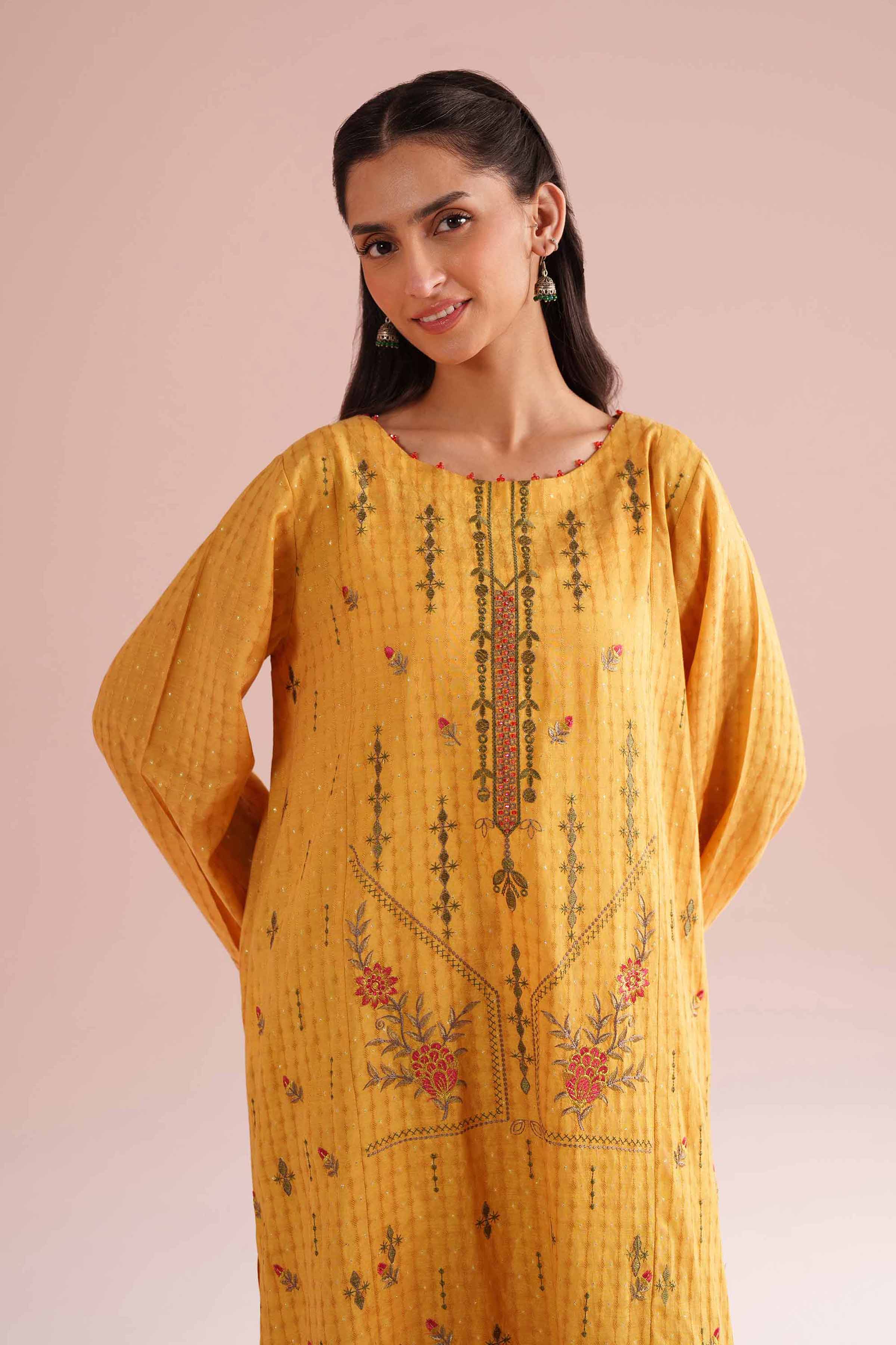 2 Piece - Embroidered Suit - PE26-60 - Image 2
