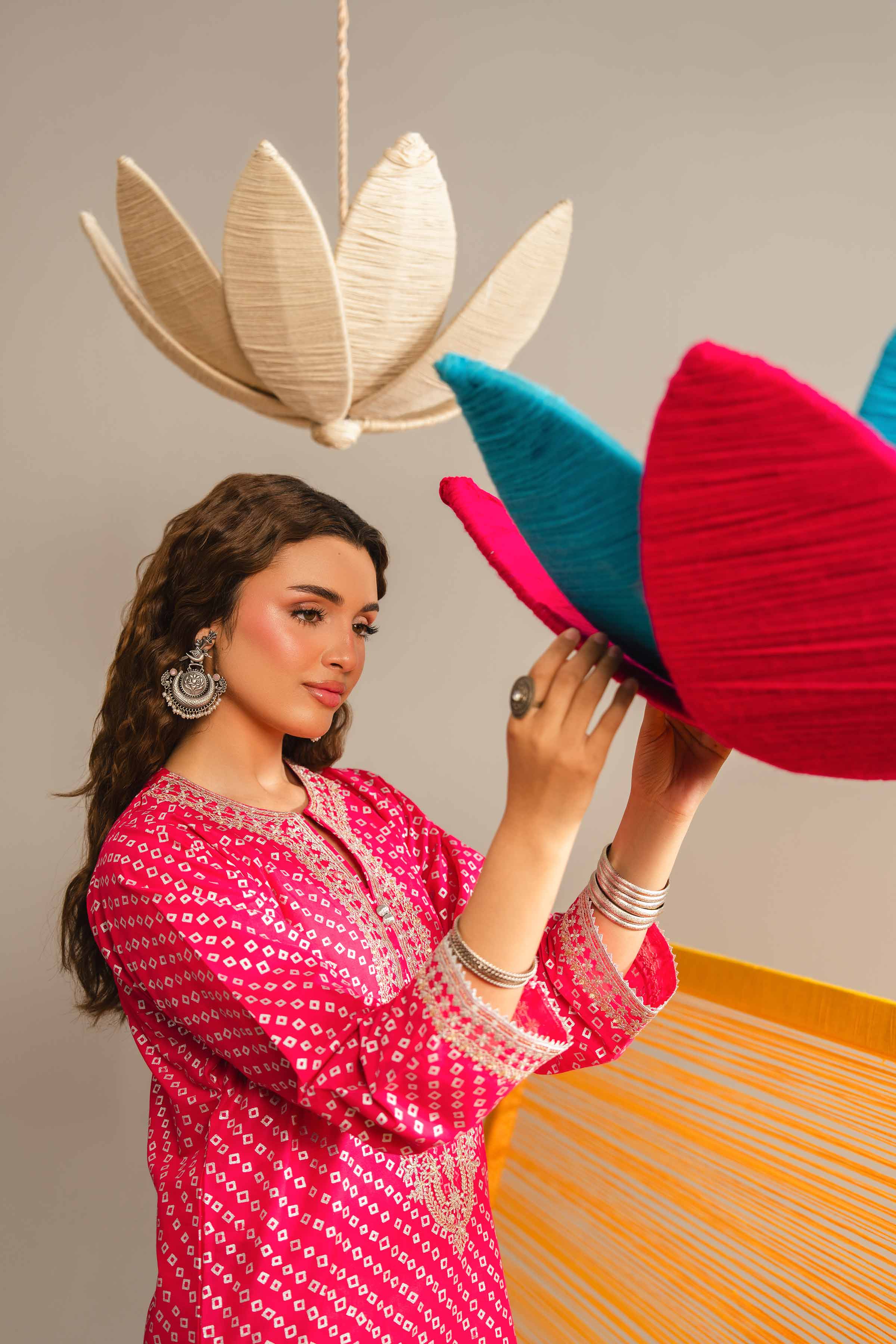 Printed Embroidered Shirt - PE26-89 - Image 7
