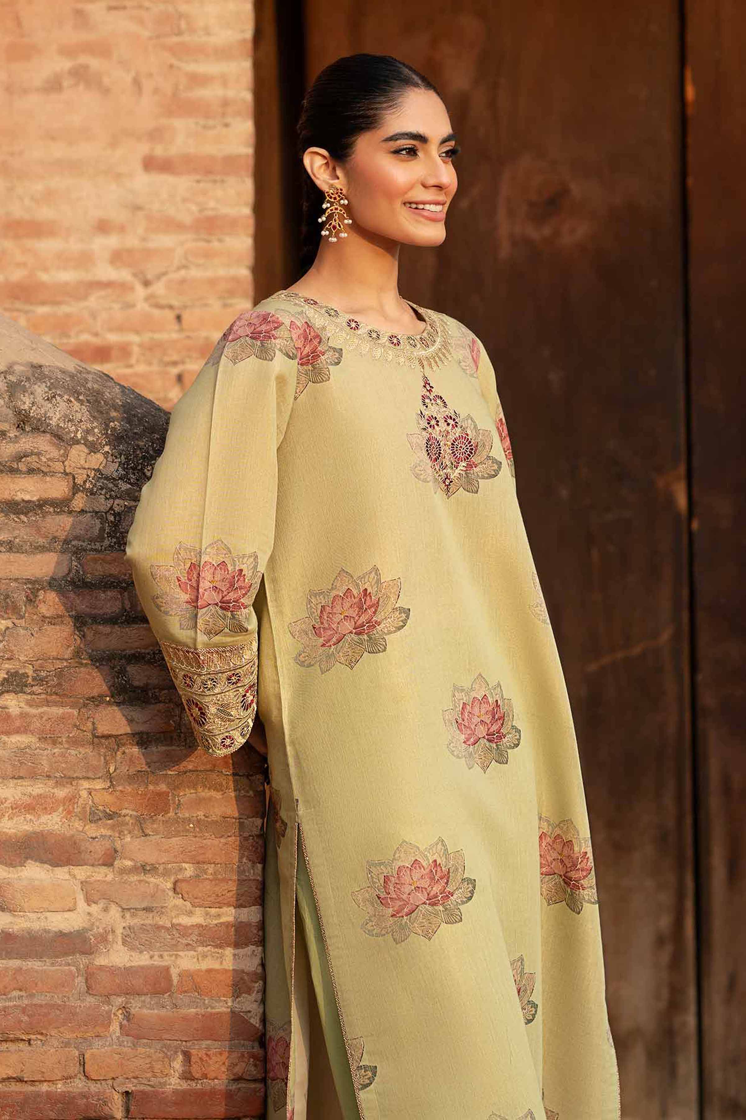 2 Piece - Printed Embroidered Suit - PFE25-02 - Image 2